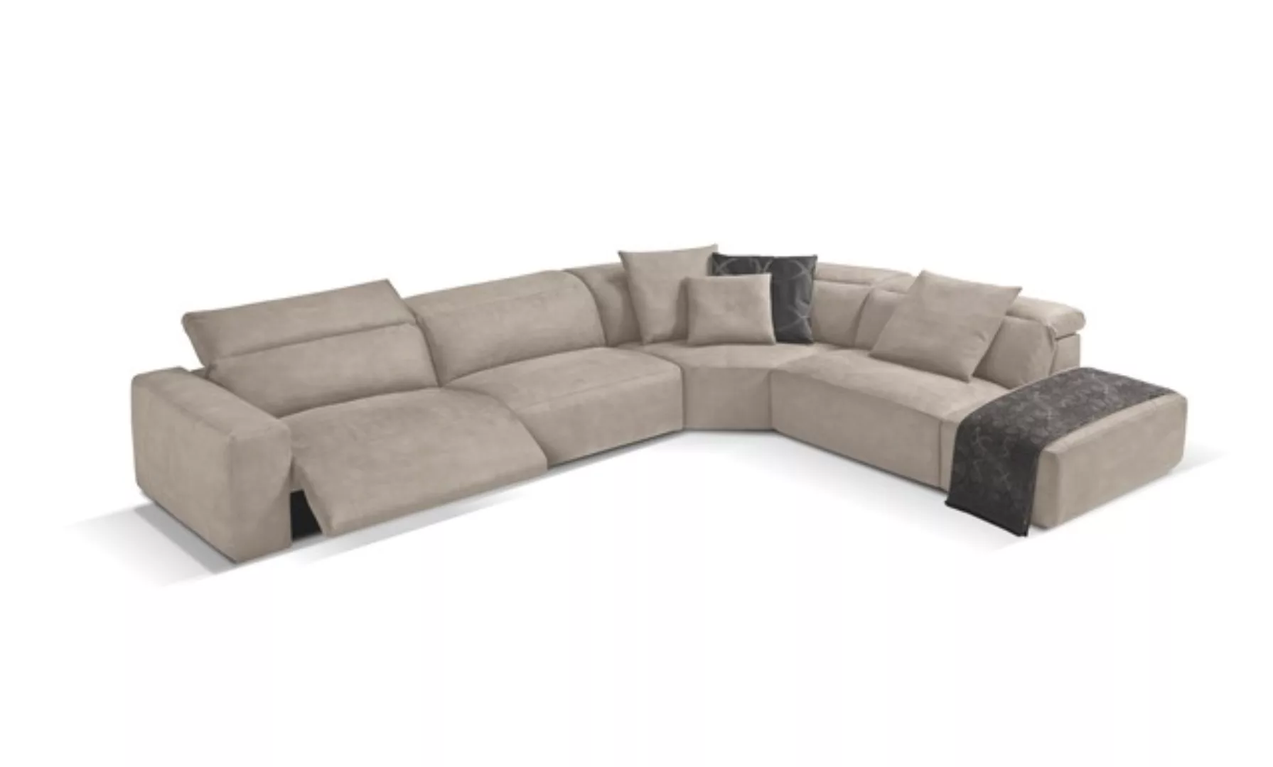 Egoitaliano Ecksofa »Beverly, extravangantes Designsofa mit erstklassigem S günstig online kaufen