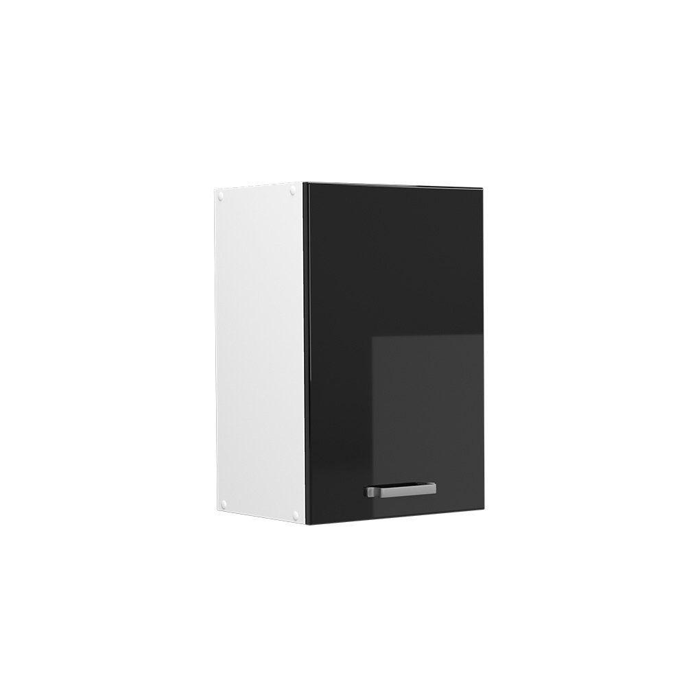 Vicco Schranksystem R-Line, Schwarz Hochglanz/Weiß, 40 günstig online kaufen