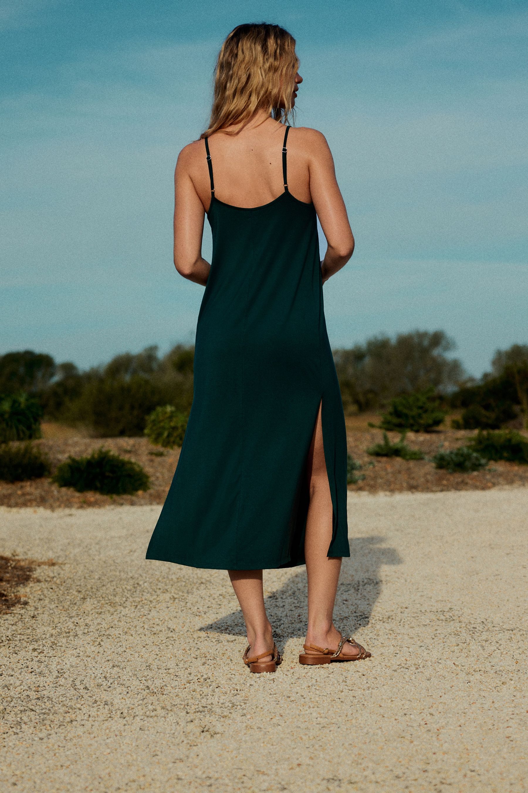 Next Midikleid Jersey-Midikleid, Kurzgröße (1-tlg) günstig online kaufen