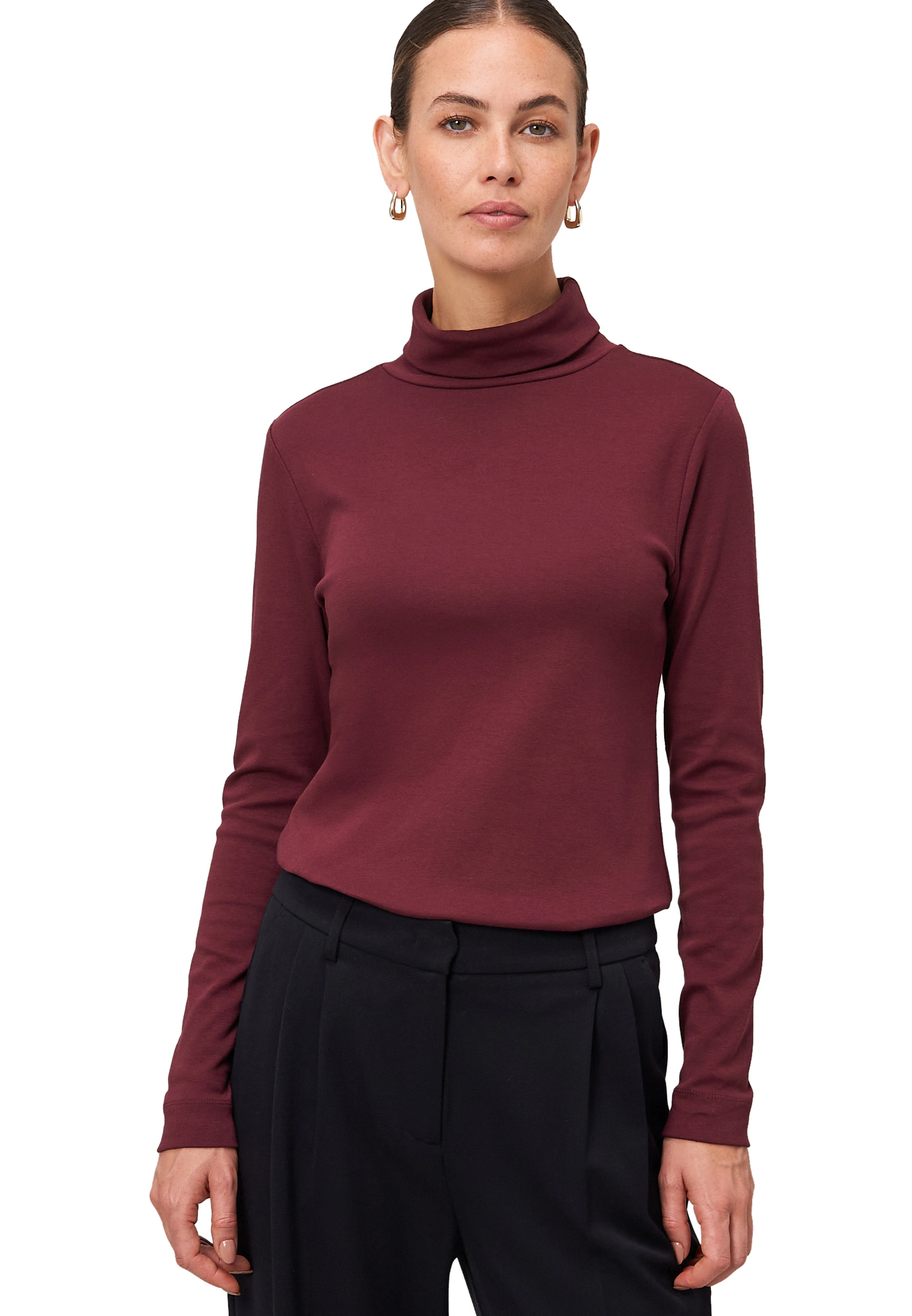 Zero Kurzarmshirt "zero Damen Rollkragenshirt mit langen Ärmeln", (1 tlg.), günstig online kaufen