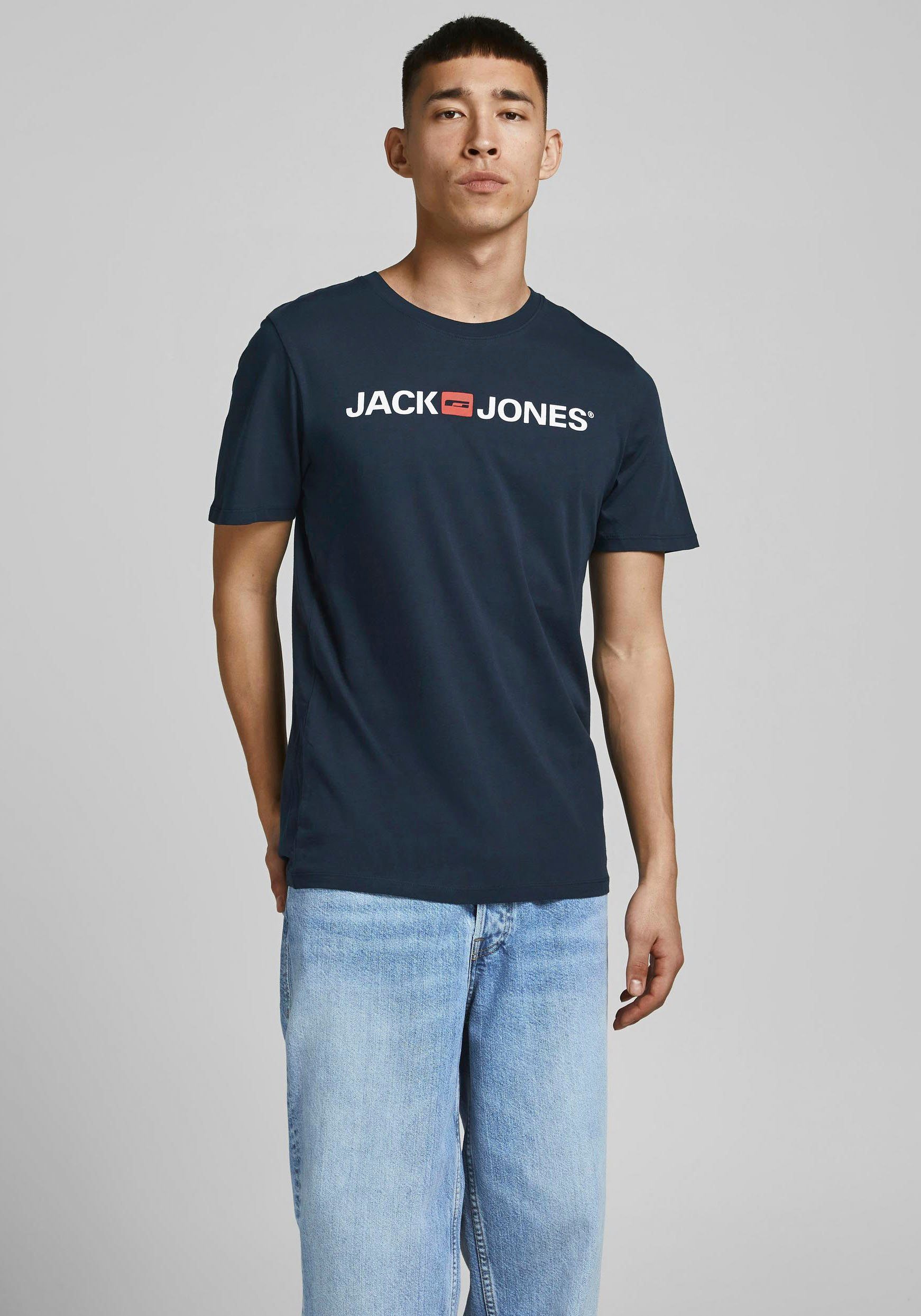 Jack & Jones Herren T-Shirt JJECORP LOGO TEE SS CREW NECK günstig online kaufen