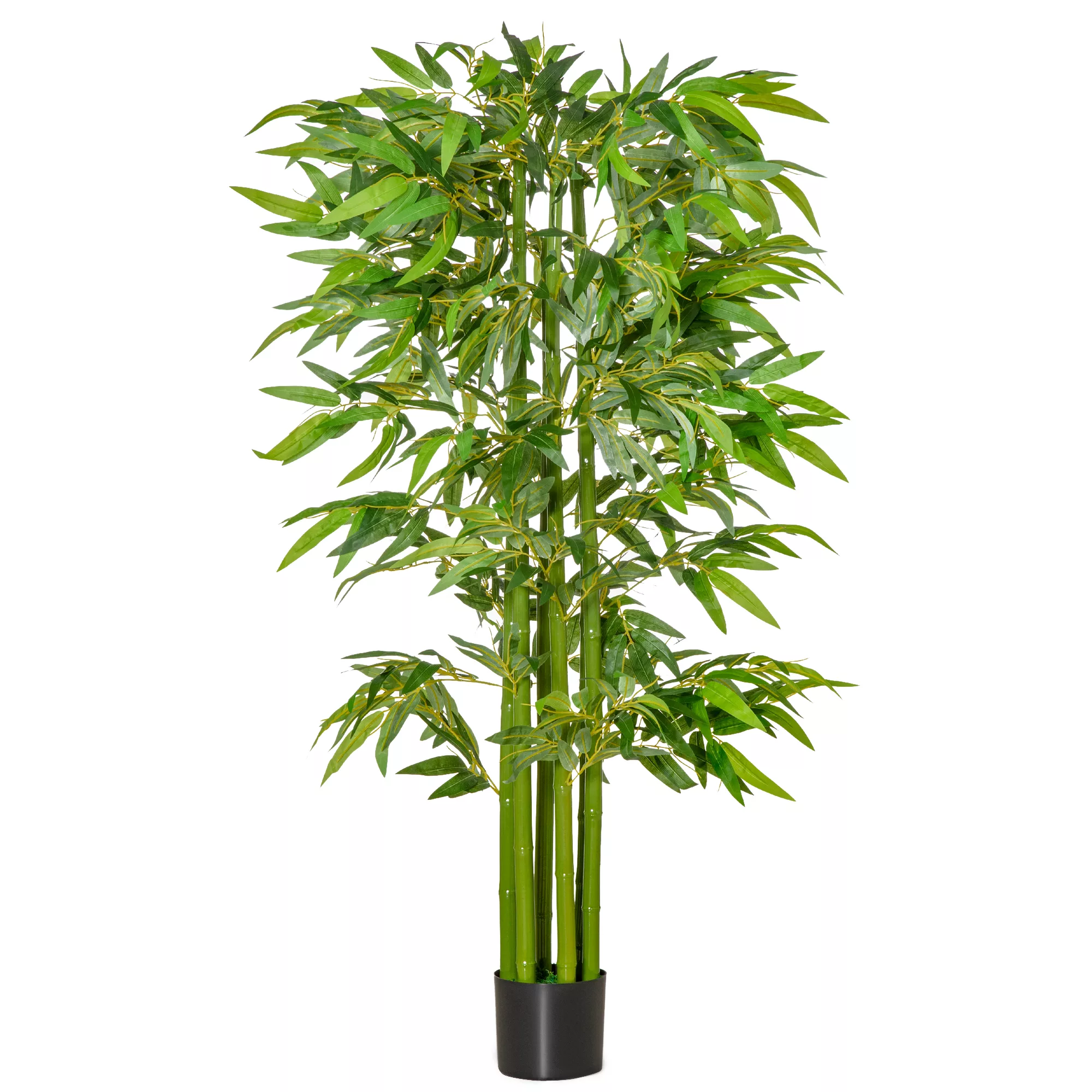 HOMCOM künstlicher Bambus  Große Kunstpflanze, 160 cm, für Büro & Zuhause, günstig online kaufen