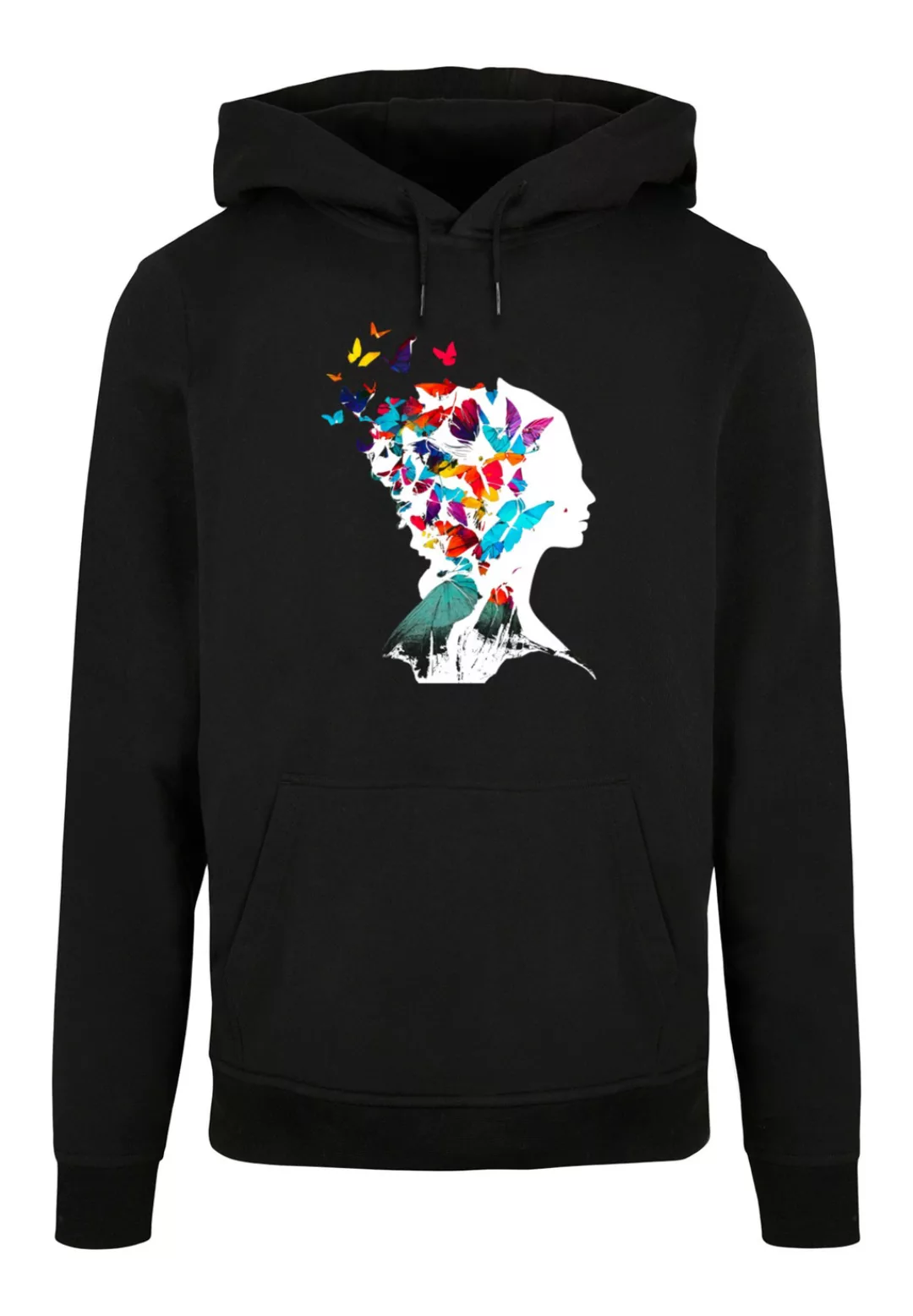 F4NT4STIC Kapuzenpullover "Schmetterling Silhouette HOODIE", Print günstig online kaufen