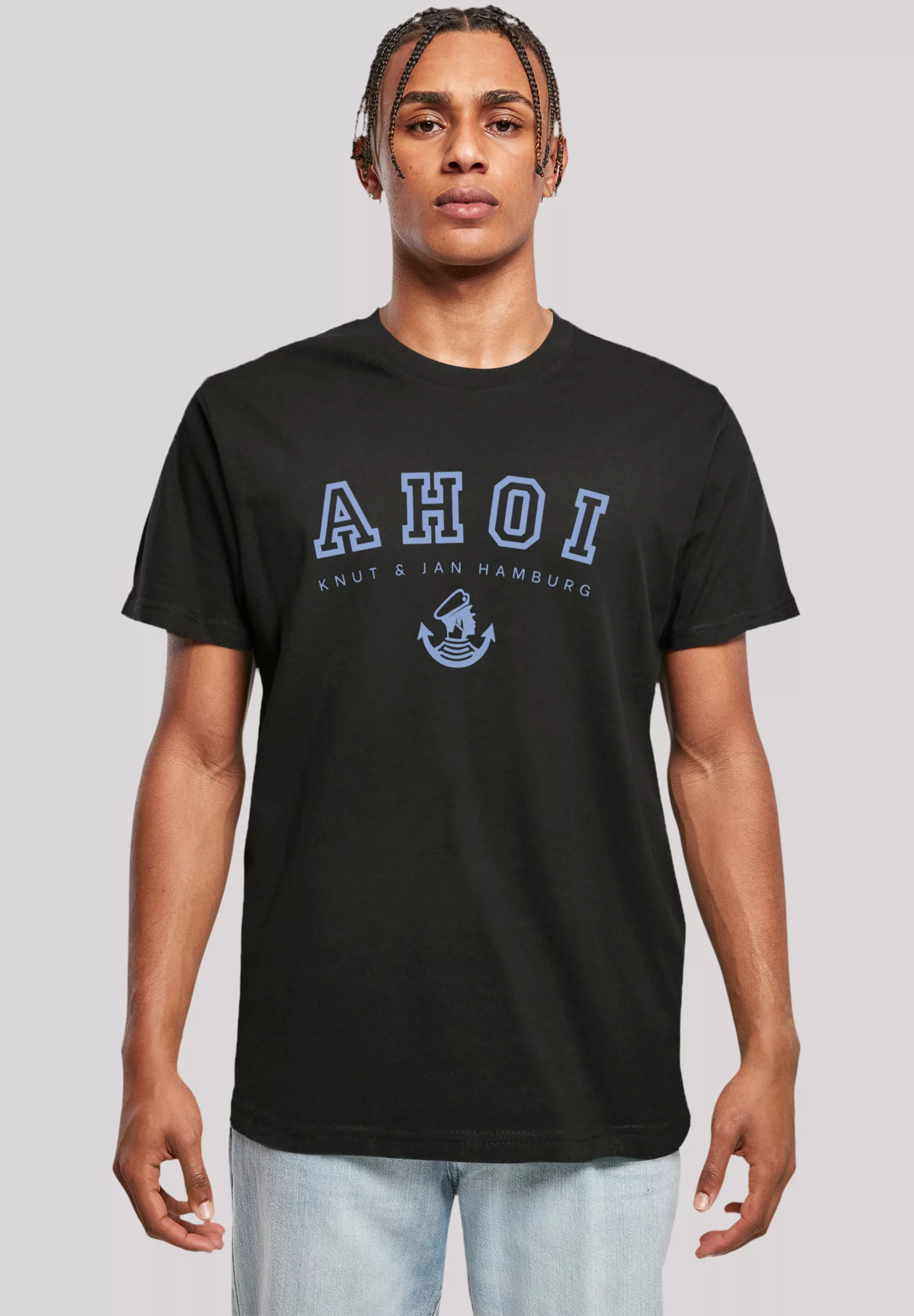 F4NT4STIC T-Shirt "AHOI Knut & Jan Hamburg", Print günstig online kaufen