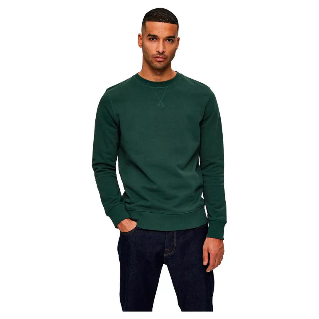 Selected Jason 340 Sweatshirt Mit Rundhalsausschnitt M Medium Grey Melange günstig online kaufen