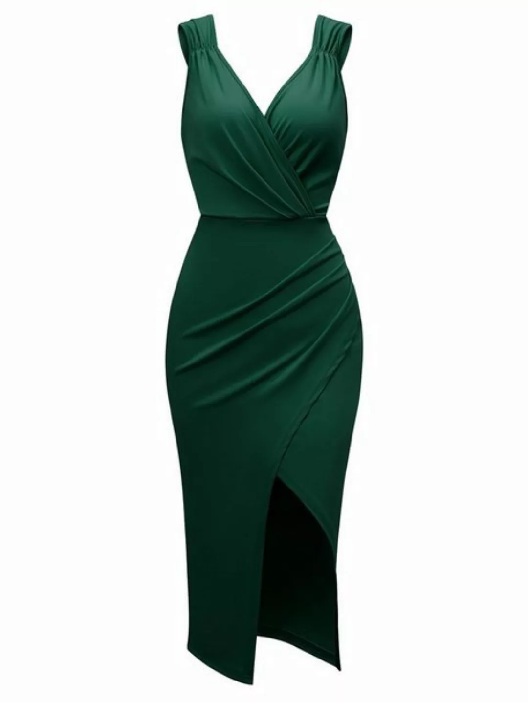 FIDDY Abendkleid ärmelloses Cocktail-Abendkleid mit V-Ausschnitt günstig online kaufen