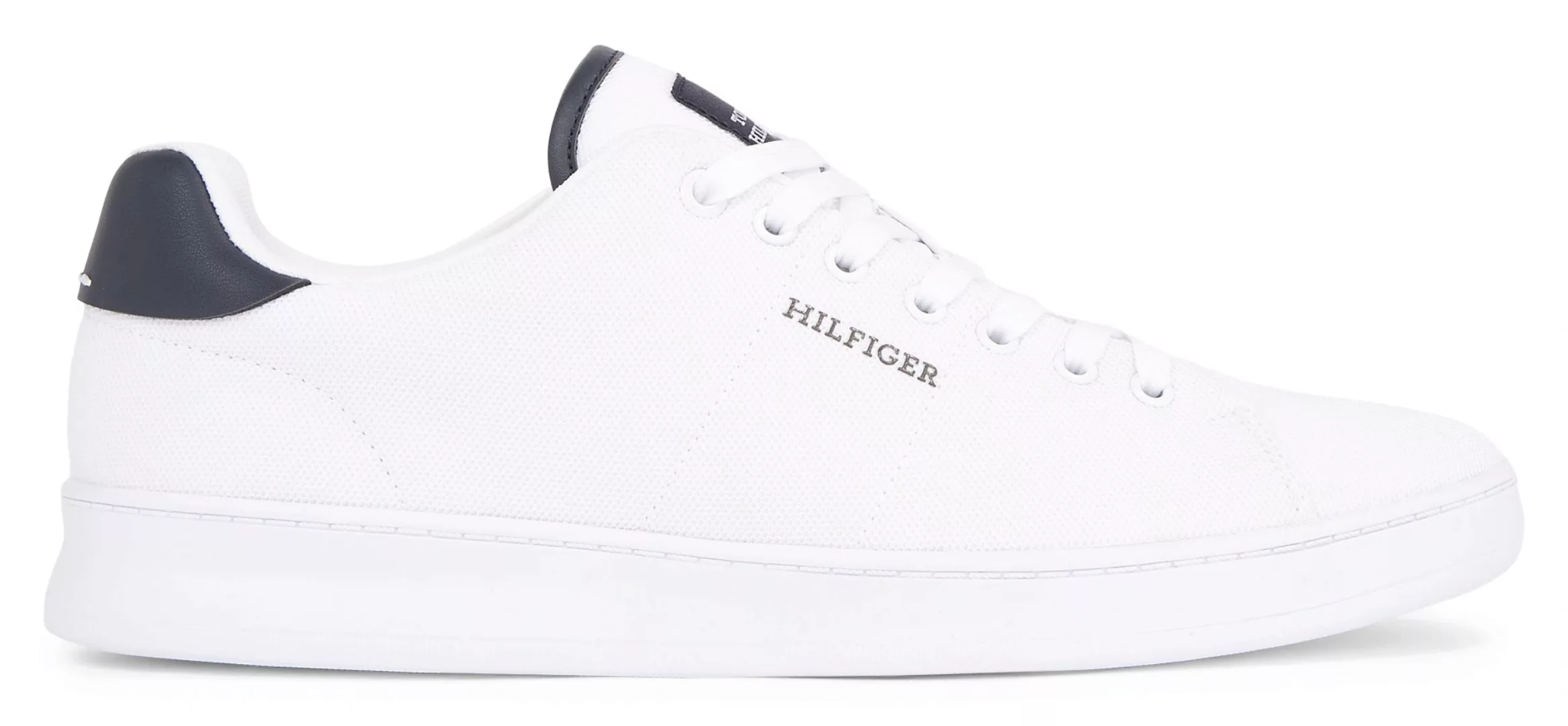 Tommy Hilfiger Sneaker "COURT CUPSOLE PIQUE TEXTILE", Freizeitschuh, Halbsc günstig online kaufen