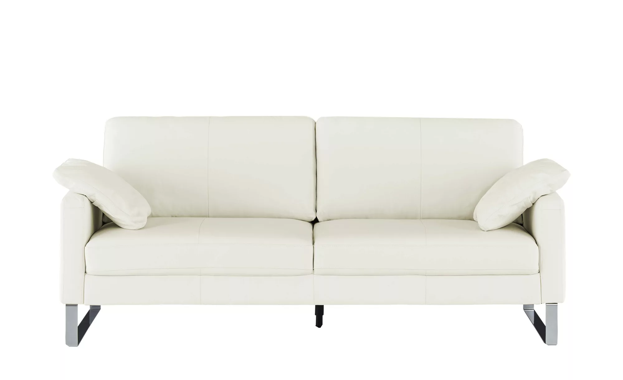 Einzelsofa - weiß - 210 cm - 90 cm - 93 cm - Polstermöbel > Sofas > 3-Sitze günstig online kaufen
