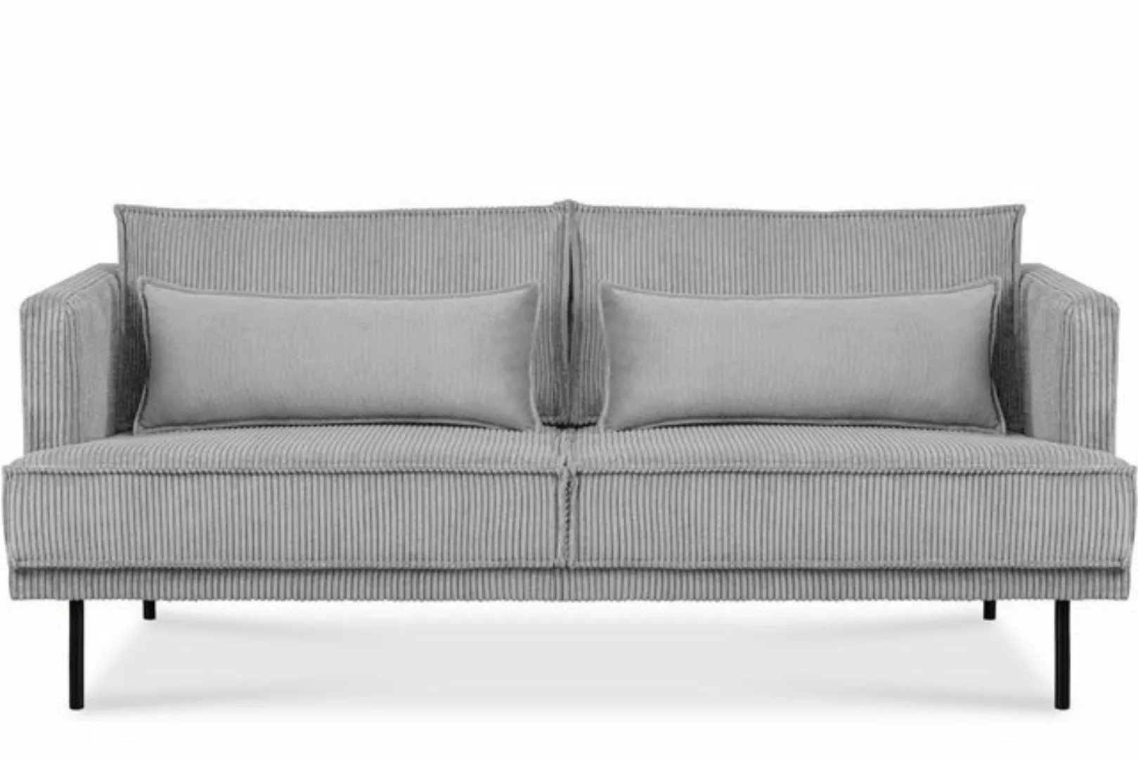 Konsimo 3-Sitzer GANZO Sofa 3-Personen, mit Zierkissen, Loft-Stil, Wohnzimm günstig online kaufen