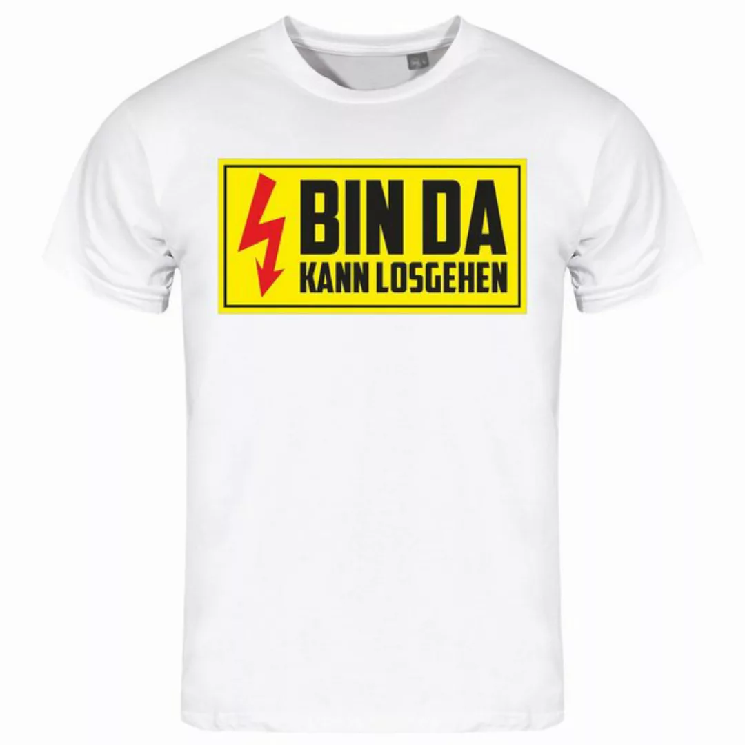 deinshirt Print-Shirt Herren T-Shirt Bin da kann losgehen Funshirt mit Moti günstig online kaufen