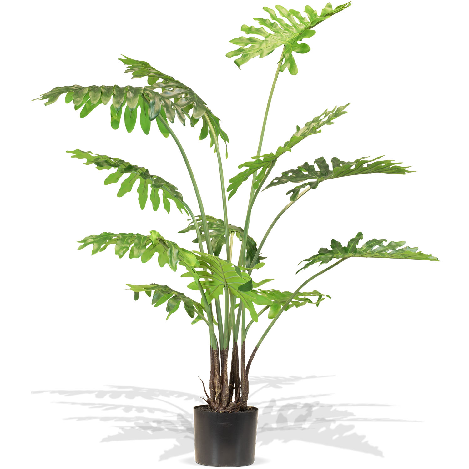 Grüner Baum-Philodendron Kunstpflanze 130 cm günstig online kaufen