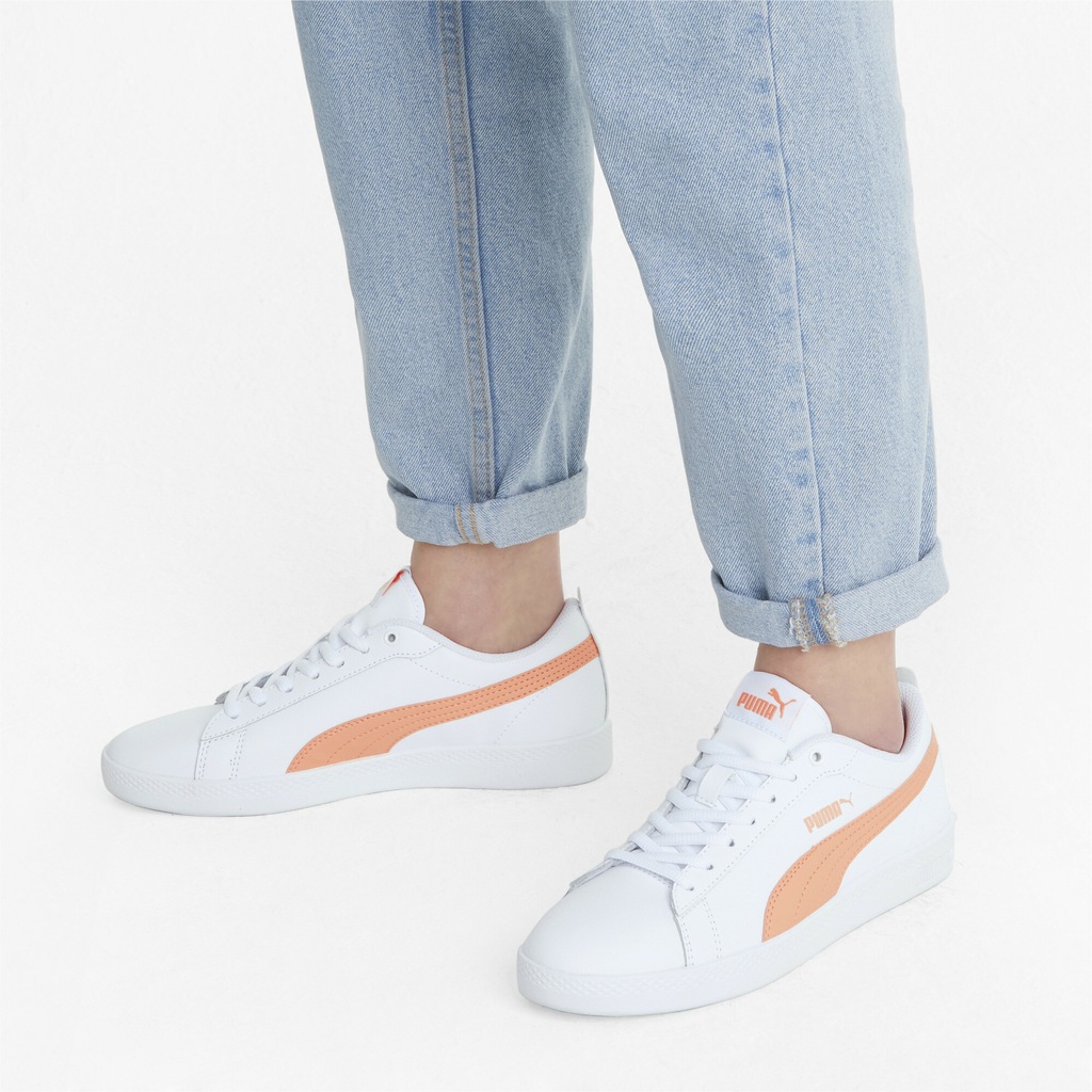 PUMA Sneaker "Smash v2 Leder-Sneakers Damen" günstig online kaufen