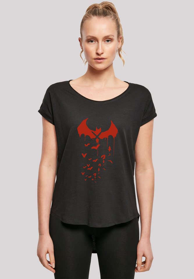 F4NT4STIC T-Shirt "DC Comics Batman Arkham Knight Bats X Drip", Print günstig online kaufen