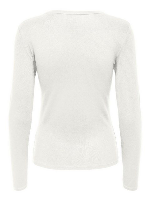 JACQUELINE de YONG T-Shirt Langarmshirt Slim Fit Rundhals Elegant 7809 in W günstig online kaufen