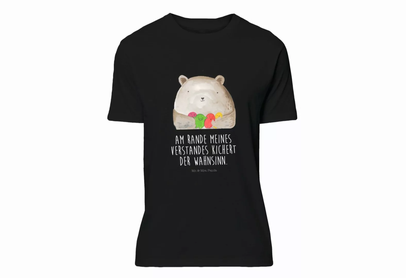 Mr. & Mrs. Panda T-Shirt Bär Gefühl - Schwarz - Geschenk, Wahnsinn, Männer, günstig online kaufen