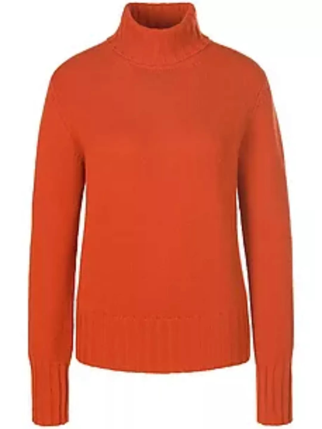 Pullover aus 100% Premium-Kaschmir Peter Hahn Cashmere orange günstig online kaufen