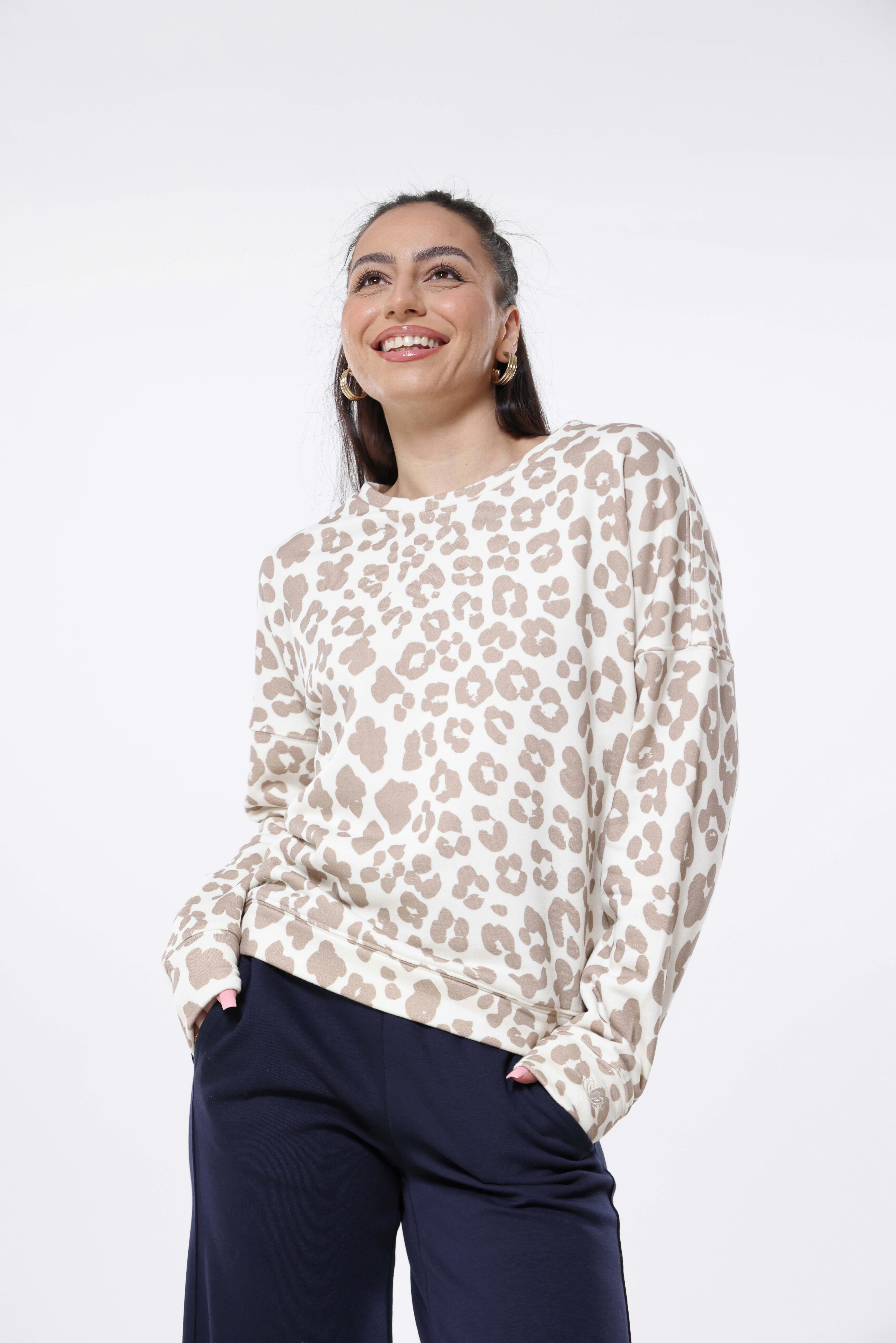 Lara Laurén Rundhalspullover MEL Rundhalspullover Oversize günstig online kaufen