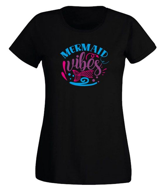 G-graphics T-Shirt Damen T-Shirt - Mermaid Vibes Slim-fit-Shirt, mit Frontp günstig online kaufen