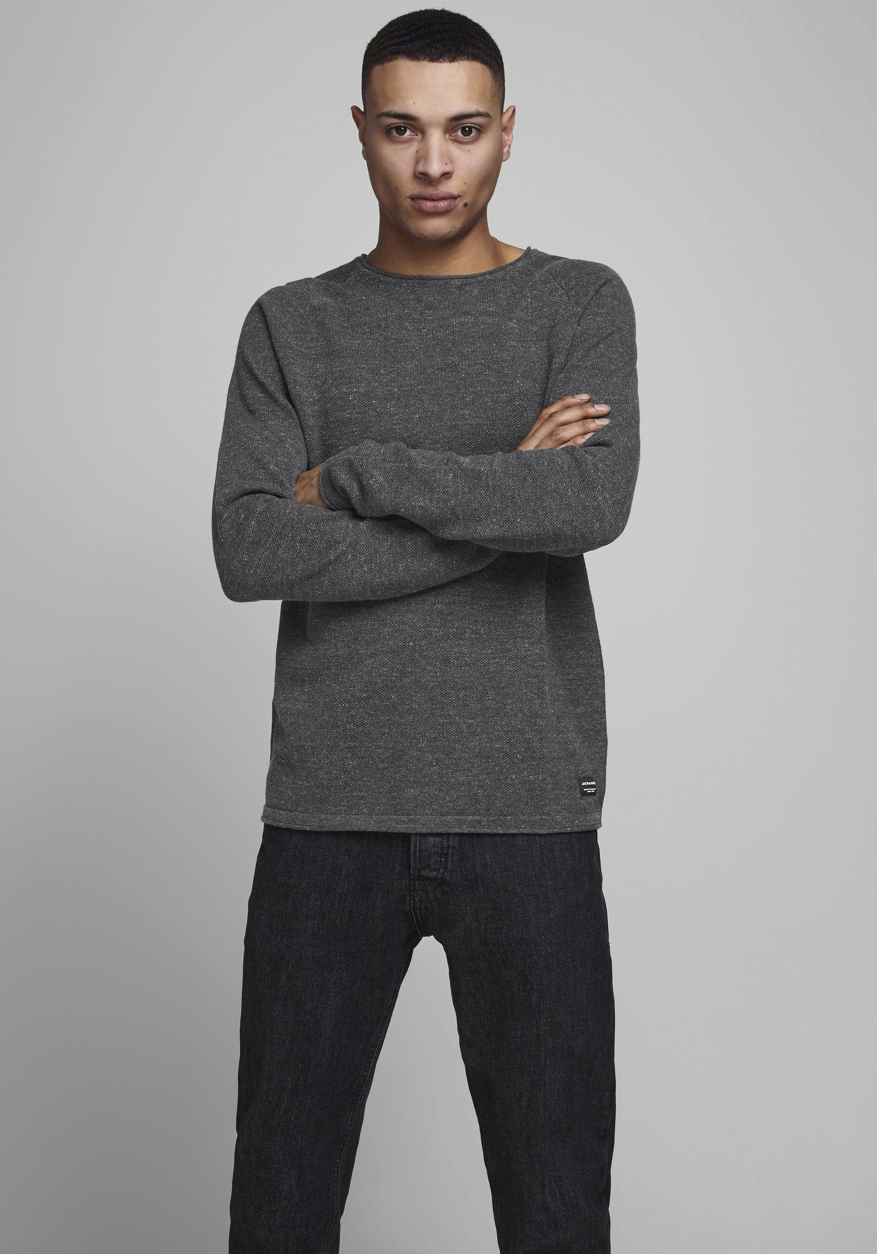 Jack & Jones Herren Sweater Pullover mit Rundhals Ausschnitt JJEHILL günstig online kaufen