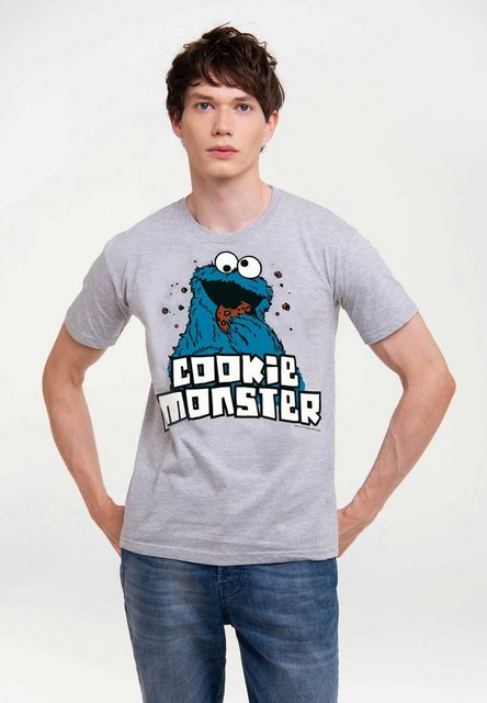 LOGOSHIRT T-Shirt "Sesamstrasse - Krümelmonster", mit coolem Print günstig online kaufen