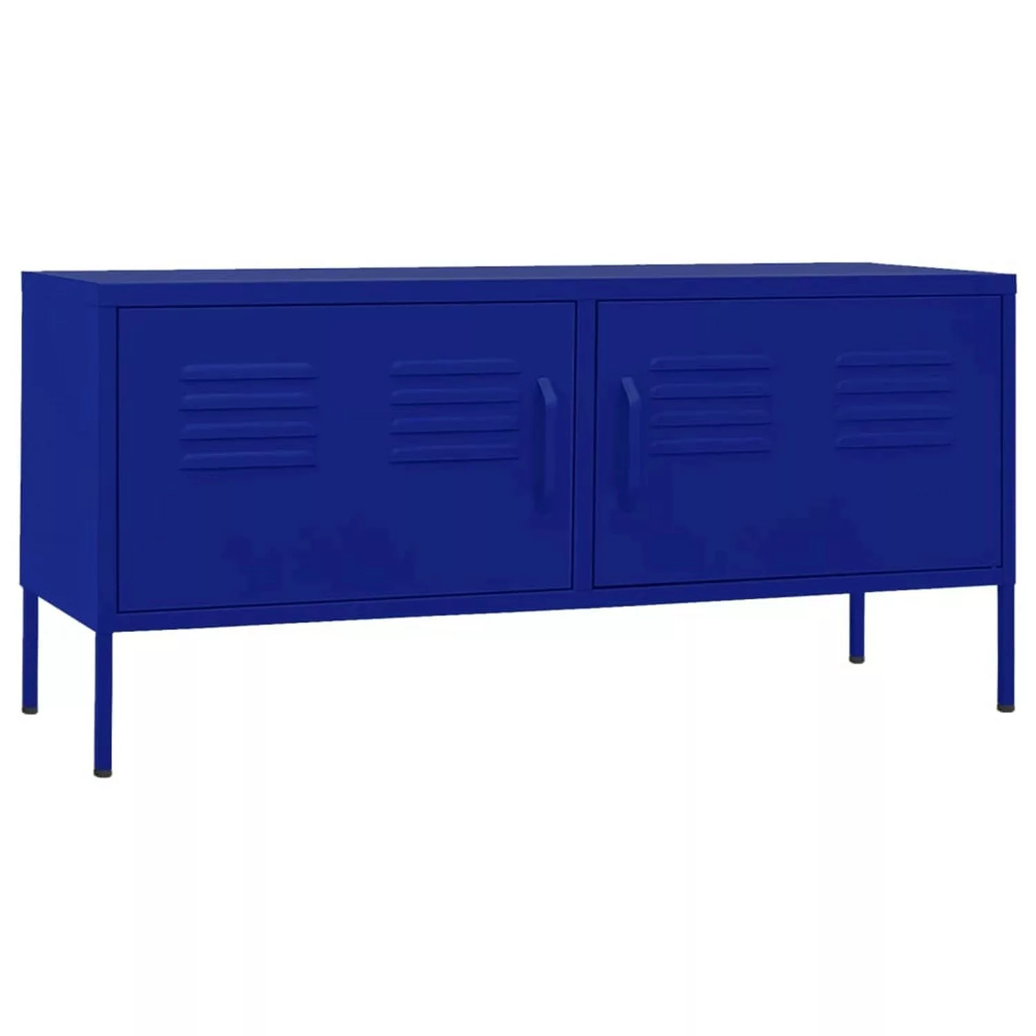 VidaXL TV-Schrank Marineblau 105x35x50 cm Stahl  Modell 1 günstig online kaufen