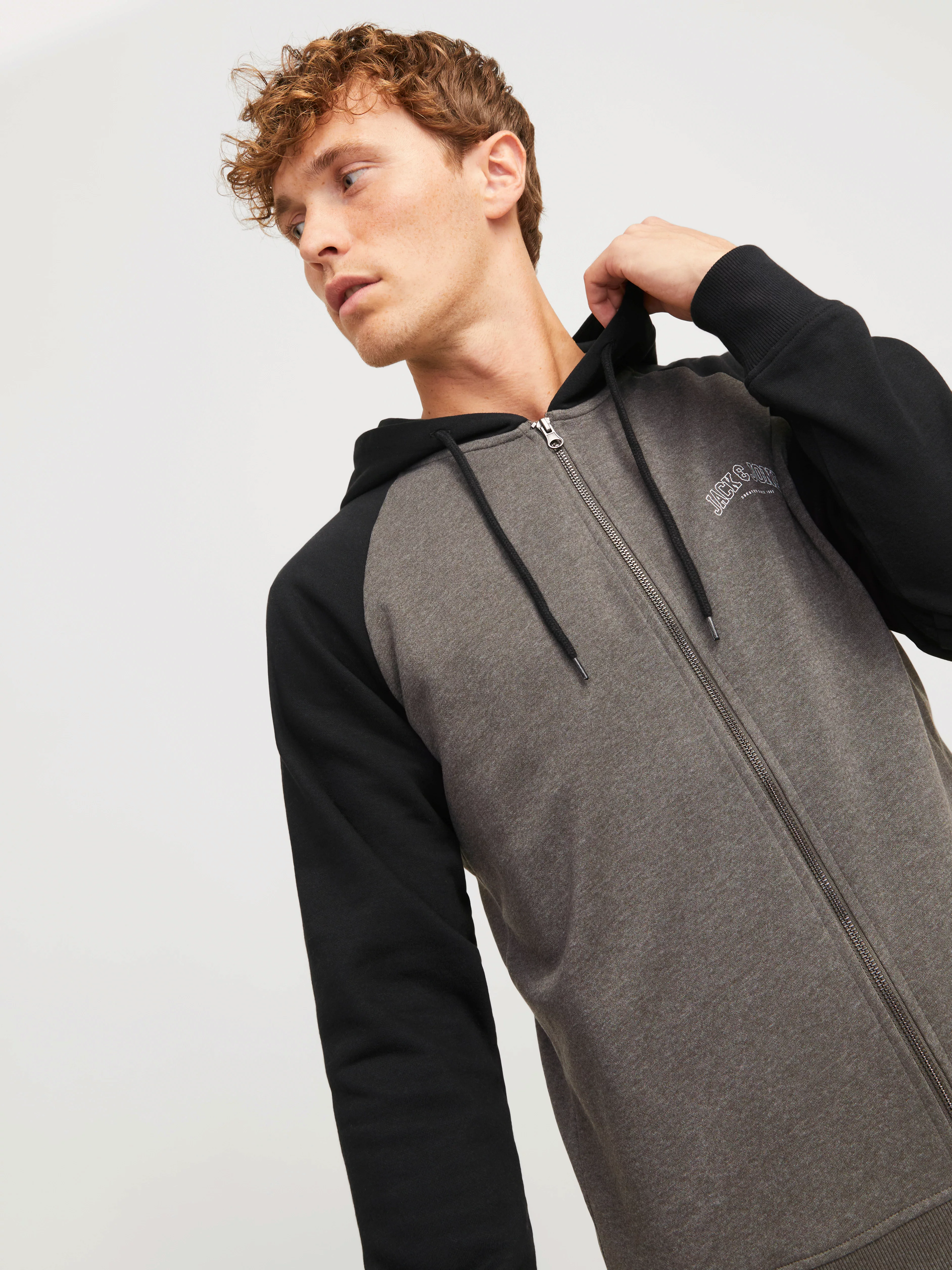 Jack & Jones Kapuzensweatjacke "JJRICKY SWEAT ZIP HOOD" günstig online kaufen