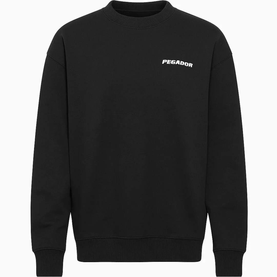 PEGADOR Rundhalspullover Pegador Logo Oversized Sweater günstig online kaufen