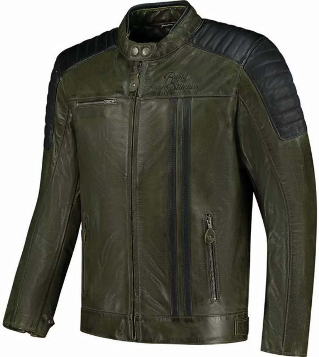 Rusty Stitches Motorradjacke Cooper Motorrad Lederjacke günstig online kaufen