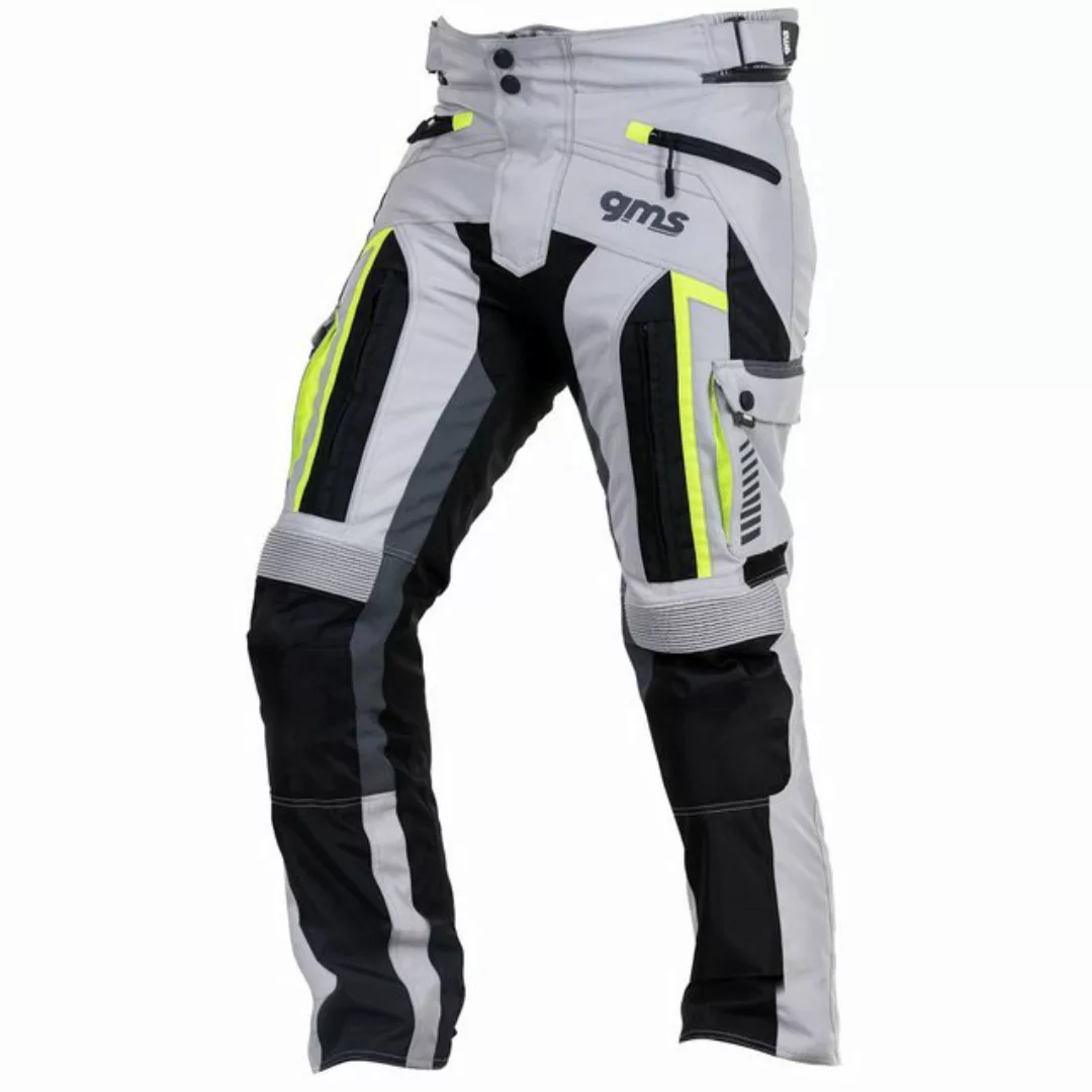 gms Motorradhose gms Everest Textilhose grau / schwarz / gelb Herren XXL günstig online kaufen