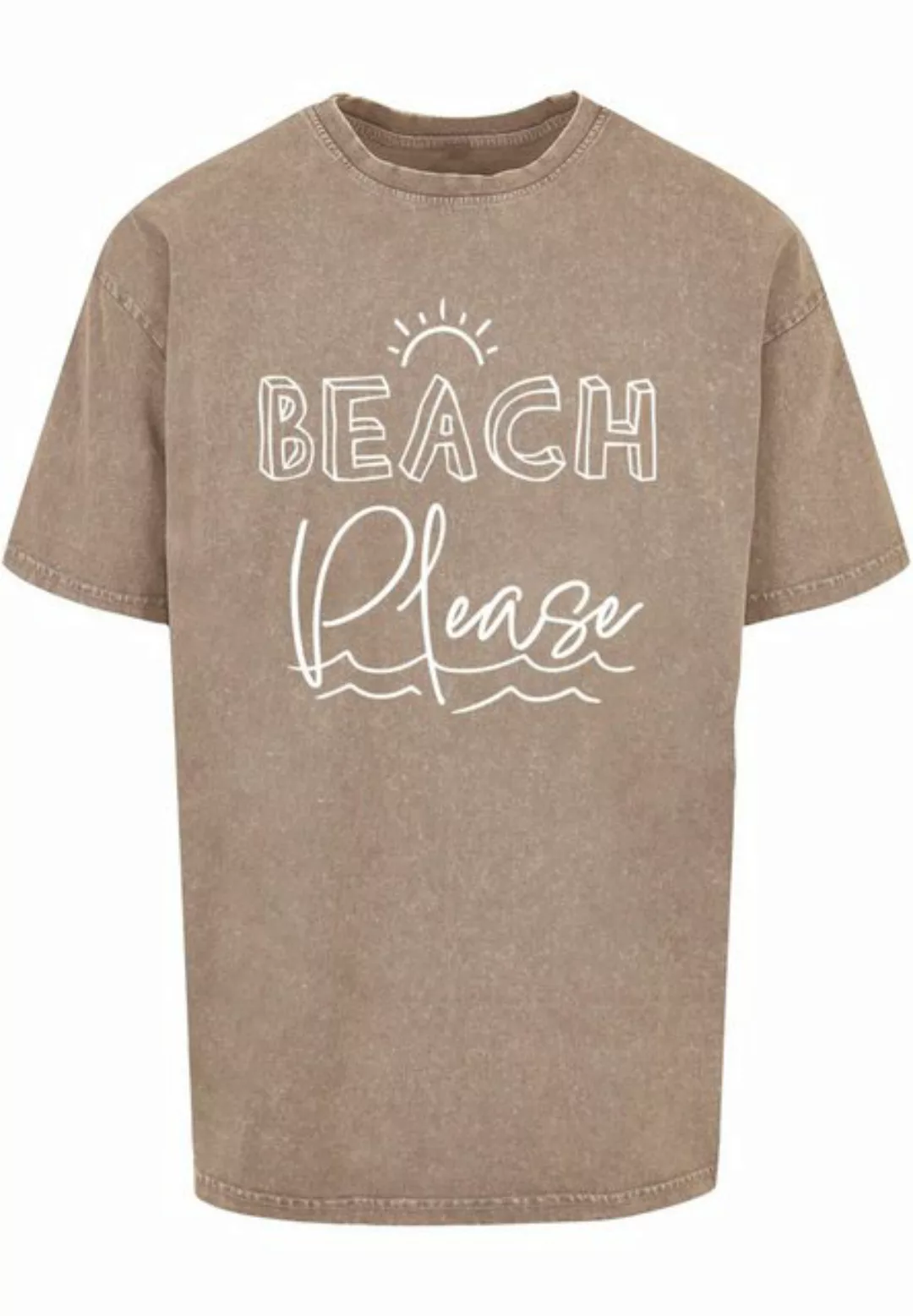 Merchcode T-Shirt Merchcode Herren Beach Please Acid Washed Heavy Oversized günstig online kaufen