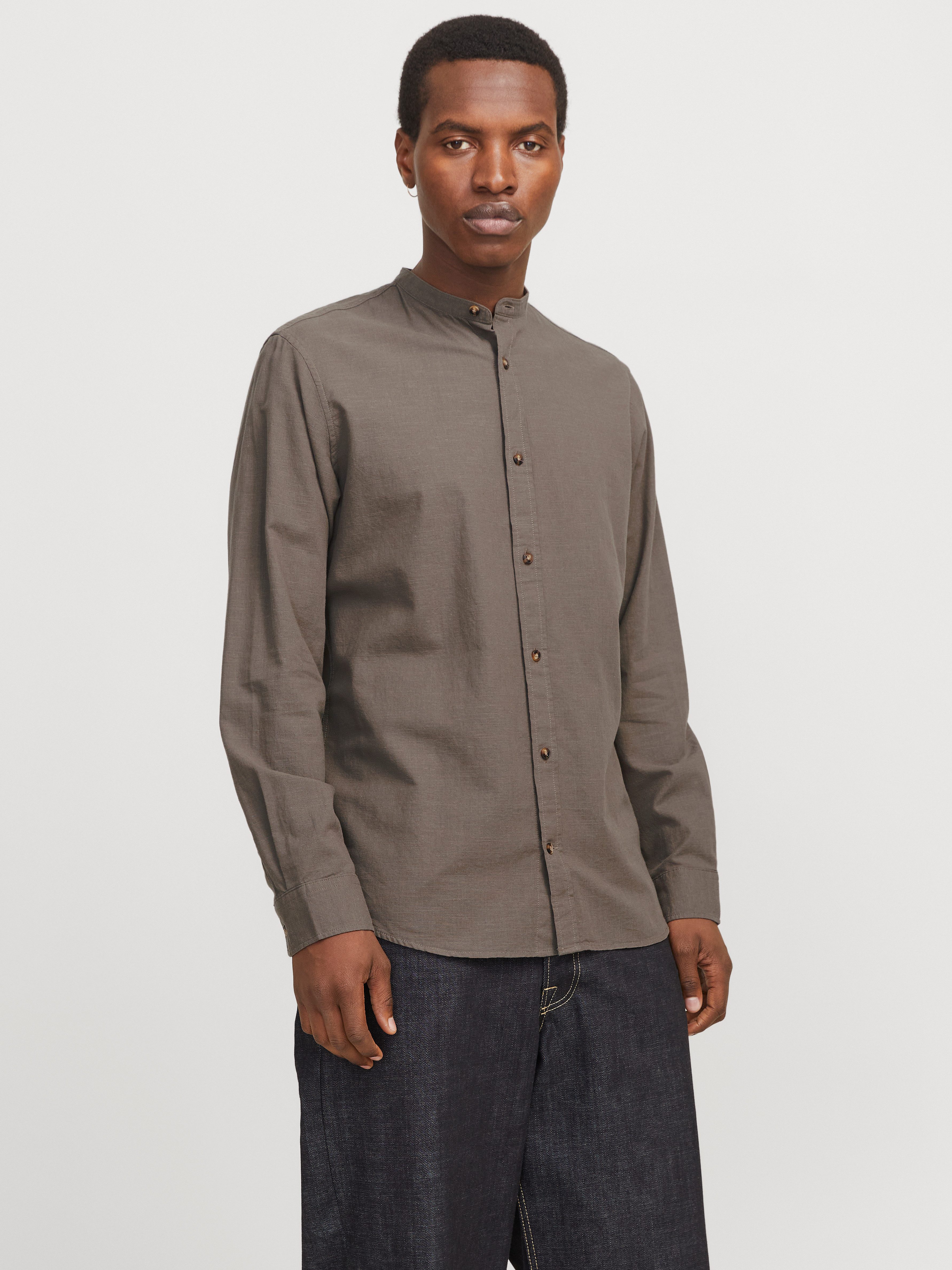 Jack & Jones Langarmhemd JJESUMMER BAND günstig online kaufen