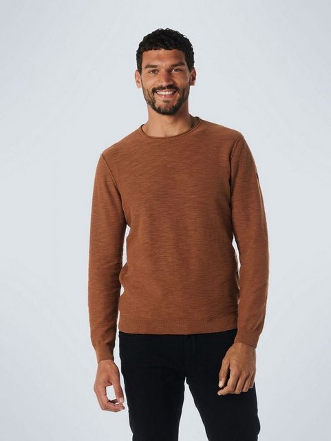 NO EXCESS Strickpullover Pullover Crewneck Garment Dyed + St günstig online kaufen