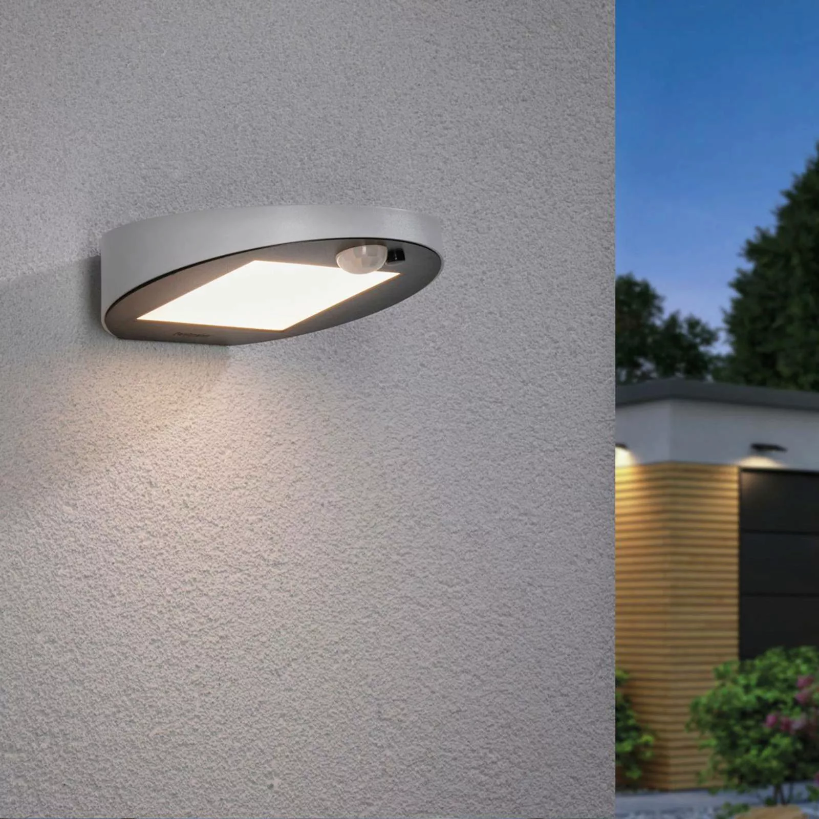 Paulmann LED-Solar-Außenwandleuchte Ryse weiß günstig online kaufen