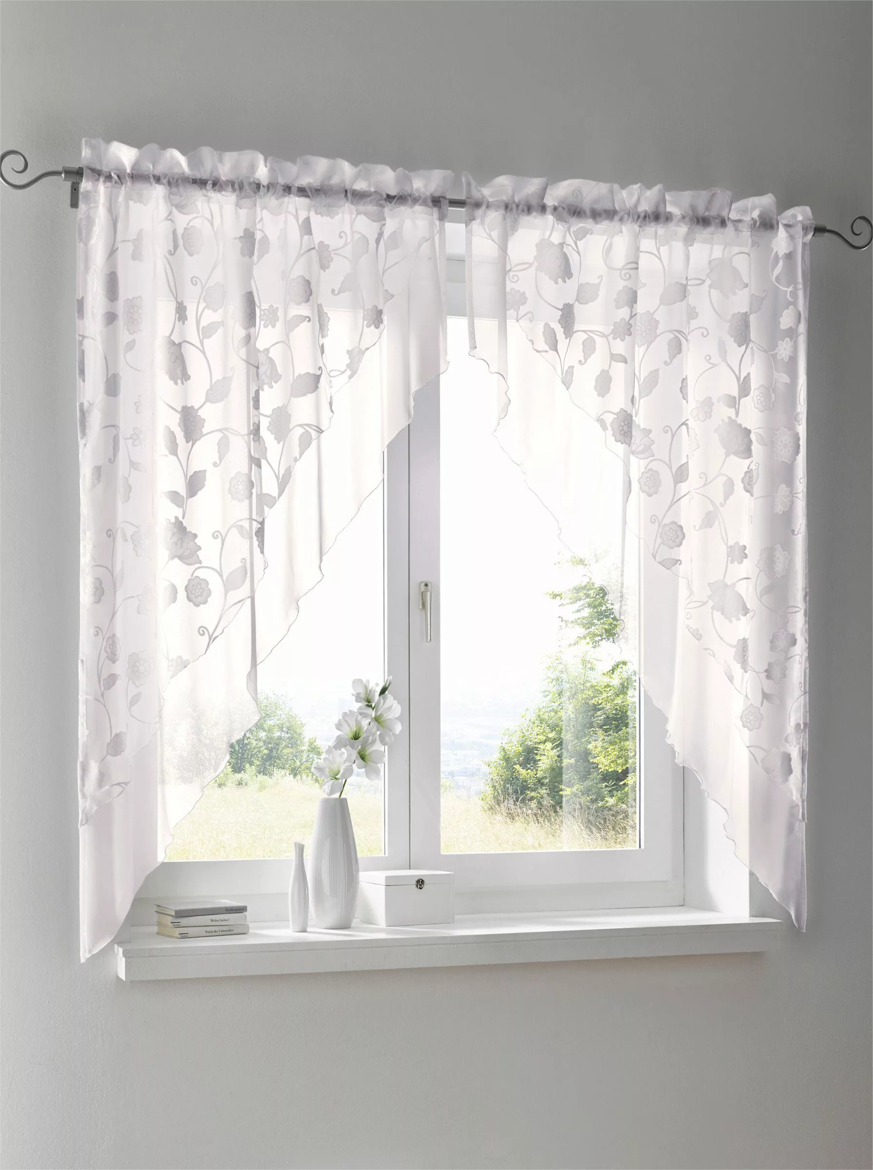 heine Gardine Gardine, Stangendurchzug (2 St), günstig online kaufen