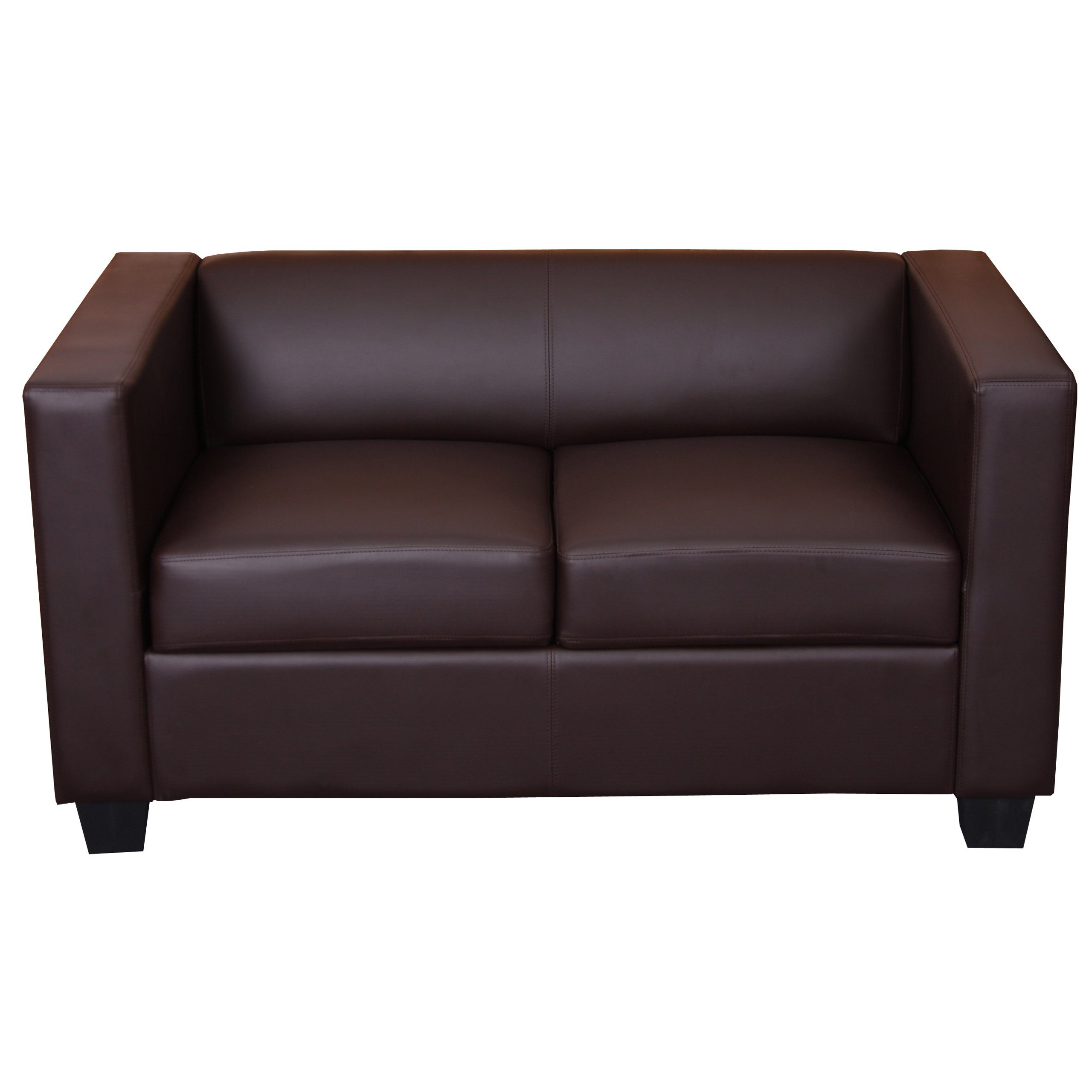 MCW 2er Sofa Lille Kunstleder Coffee günstig online kaufen