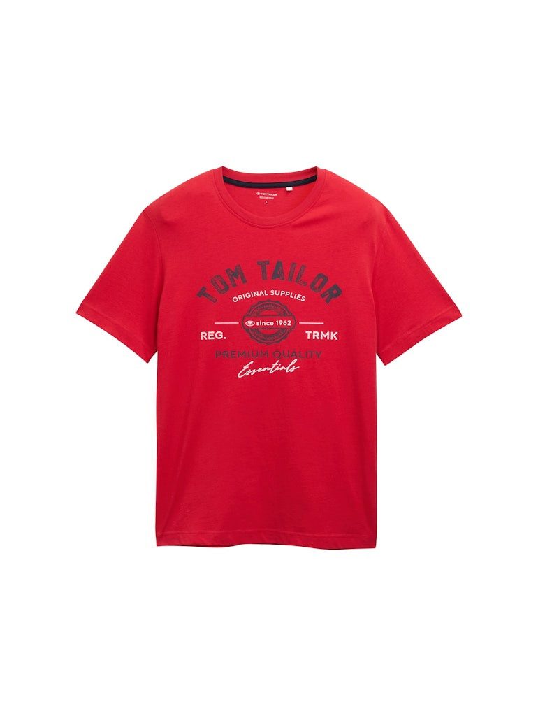 Tom Tailor Herren T-Shirt LOGO - Regular Fit günstig online kaufen