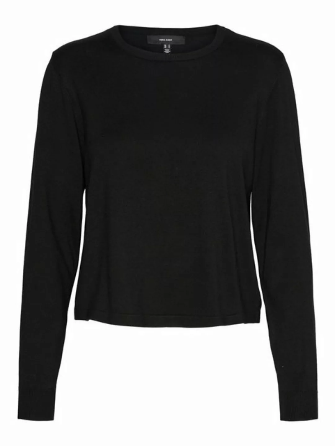 Vero Moda Strickpullover VMSILJE LS O-NECK SHORT PULLOVER GA NOOS günstig online kaufen