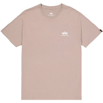 Alpha Industries  T-Shirts & Poloshirts Basic T-Shirt SL - vintage sand günstig online kaufen
