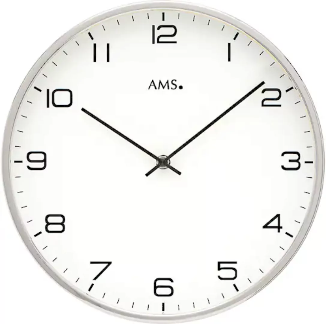 AMS Wanduhr »W9658«, Quarzuhr,Wohnzimmer,Esszimmer,Küche,Arbeitszimmer,Büro günstig online kaufen