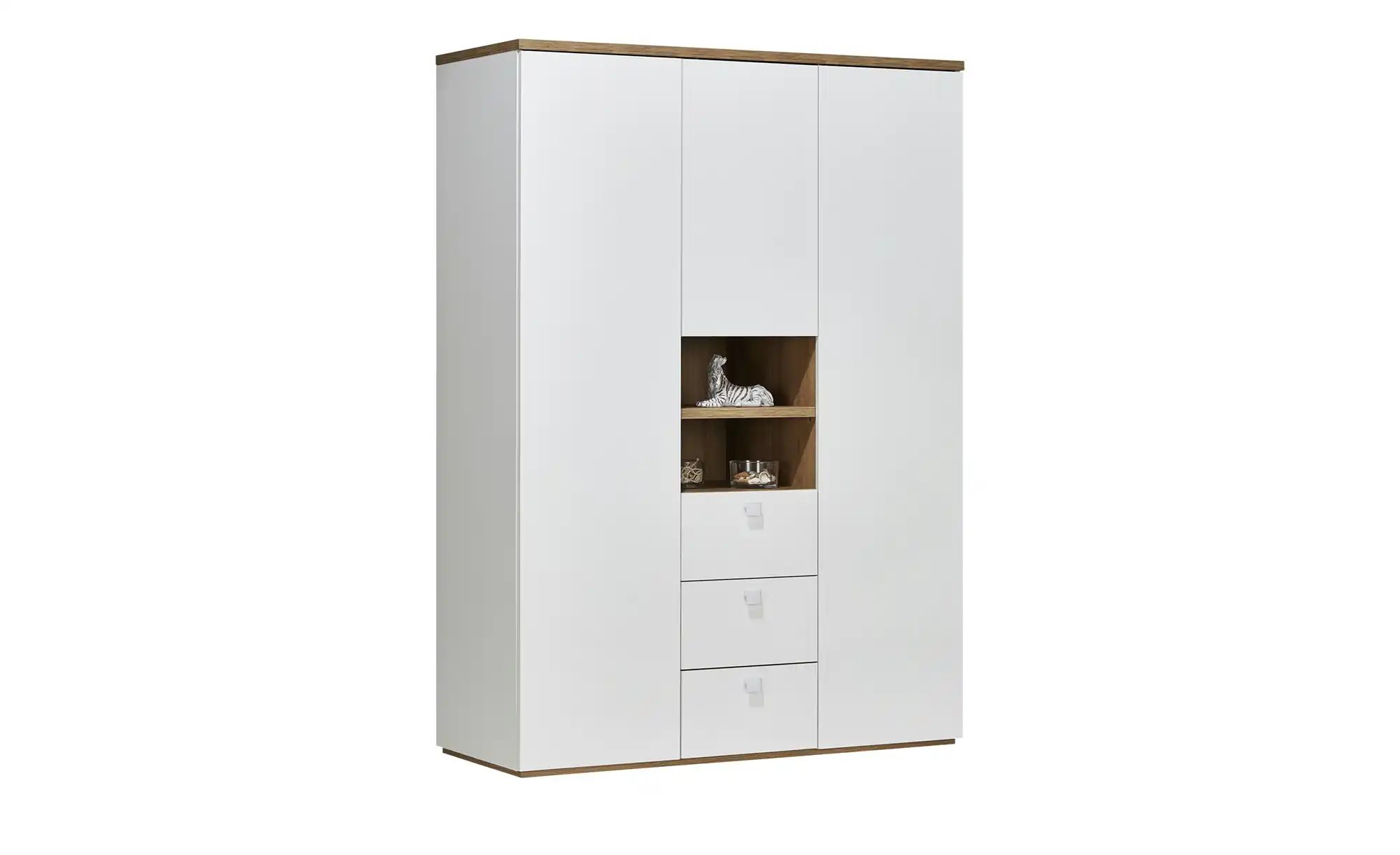 Kleiderschrank 3-türig  Bente ¦ weiß ¦ Maße (cm): B: 150 H: 210 T: 60.7 Sch günstig online kaufen