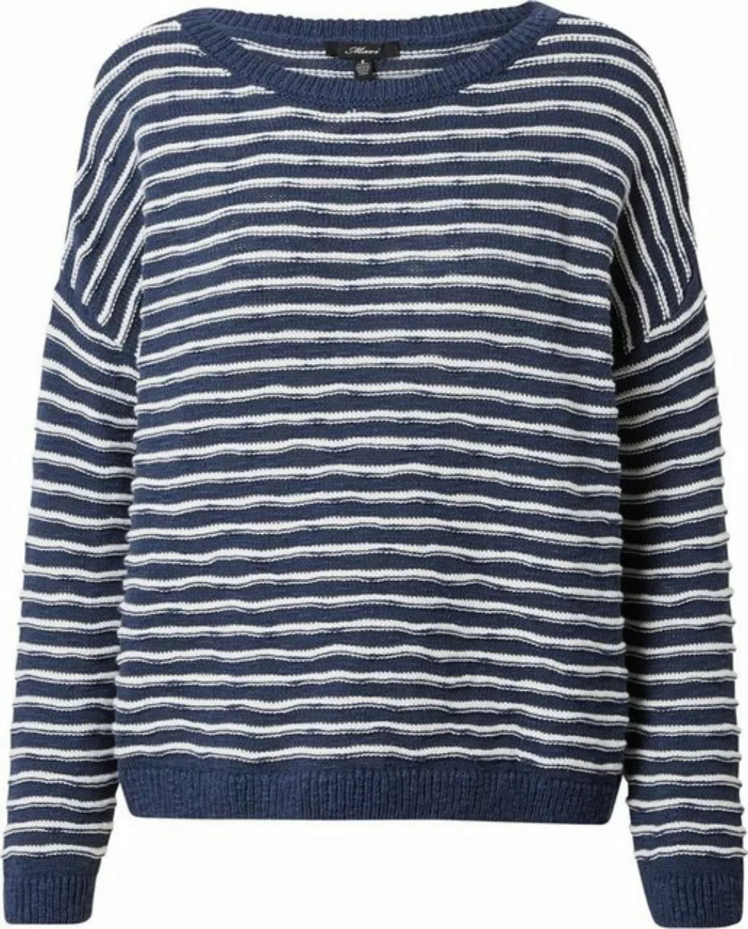 Mavi Rundhalspullover MESA Stripe Sweater Pulli Oversize look mit Rundhalsa günstig online kaufen