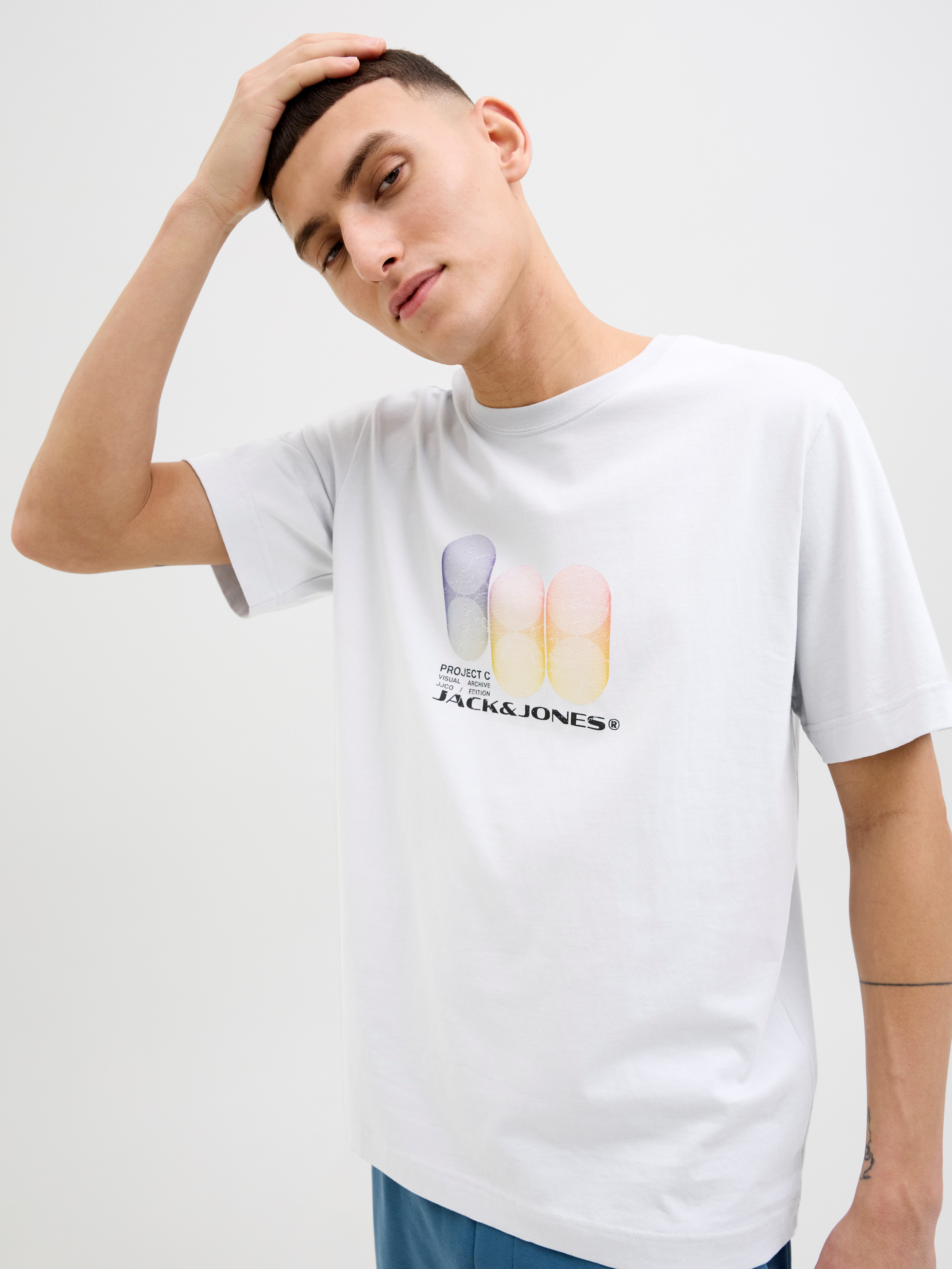 Jack & Jones Print-Shirt "JCOCALMA TEE SS CREW NECK FST", mit Frontprint günstig online kaufen