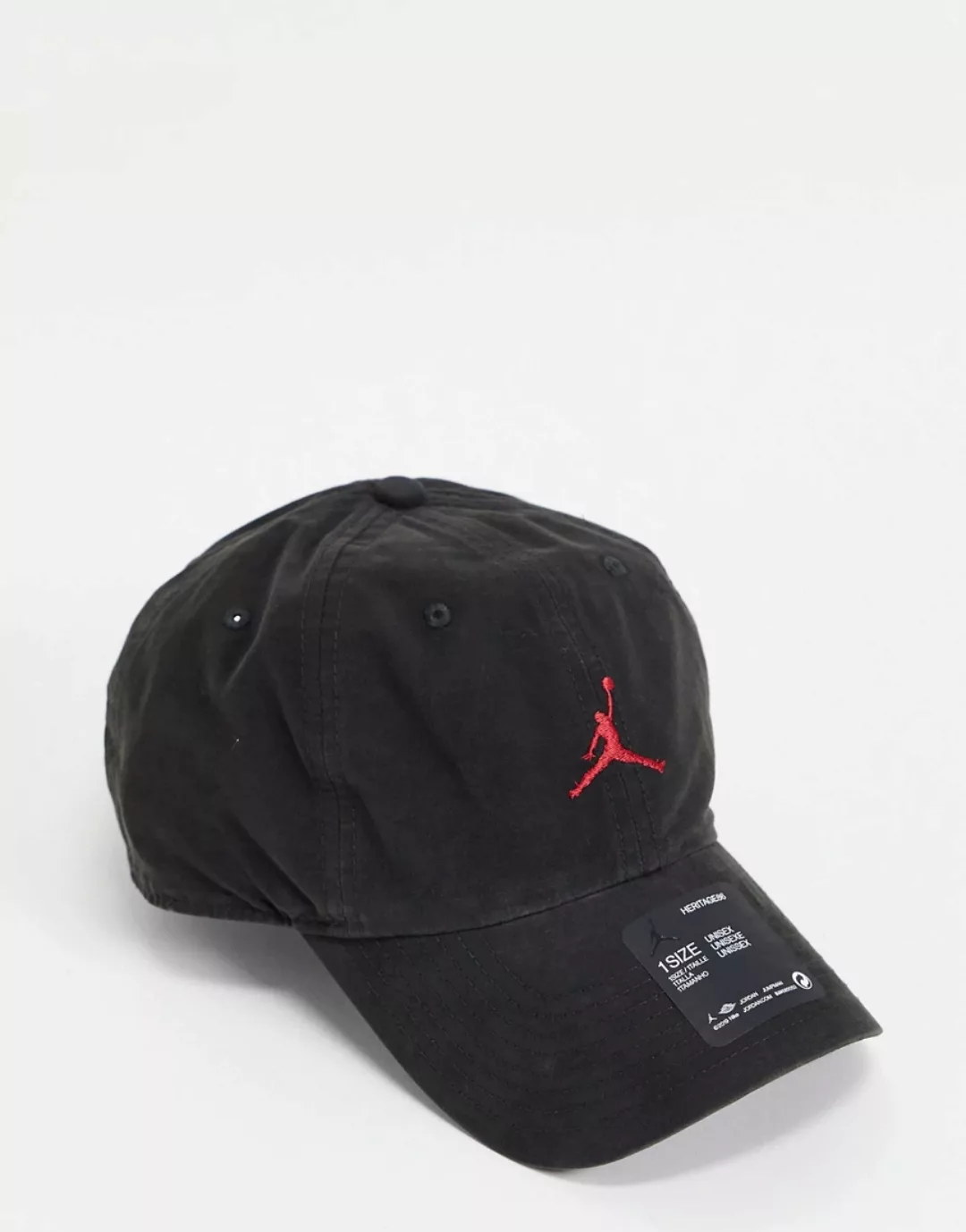 Nike – Jordan H86 Jumpman – Kappe mit Waschung in Schwarz günstig online kaufen