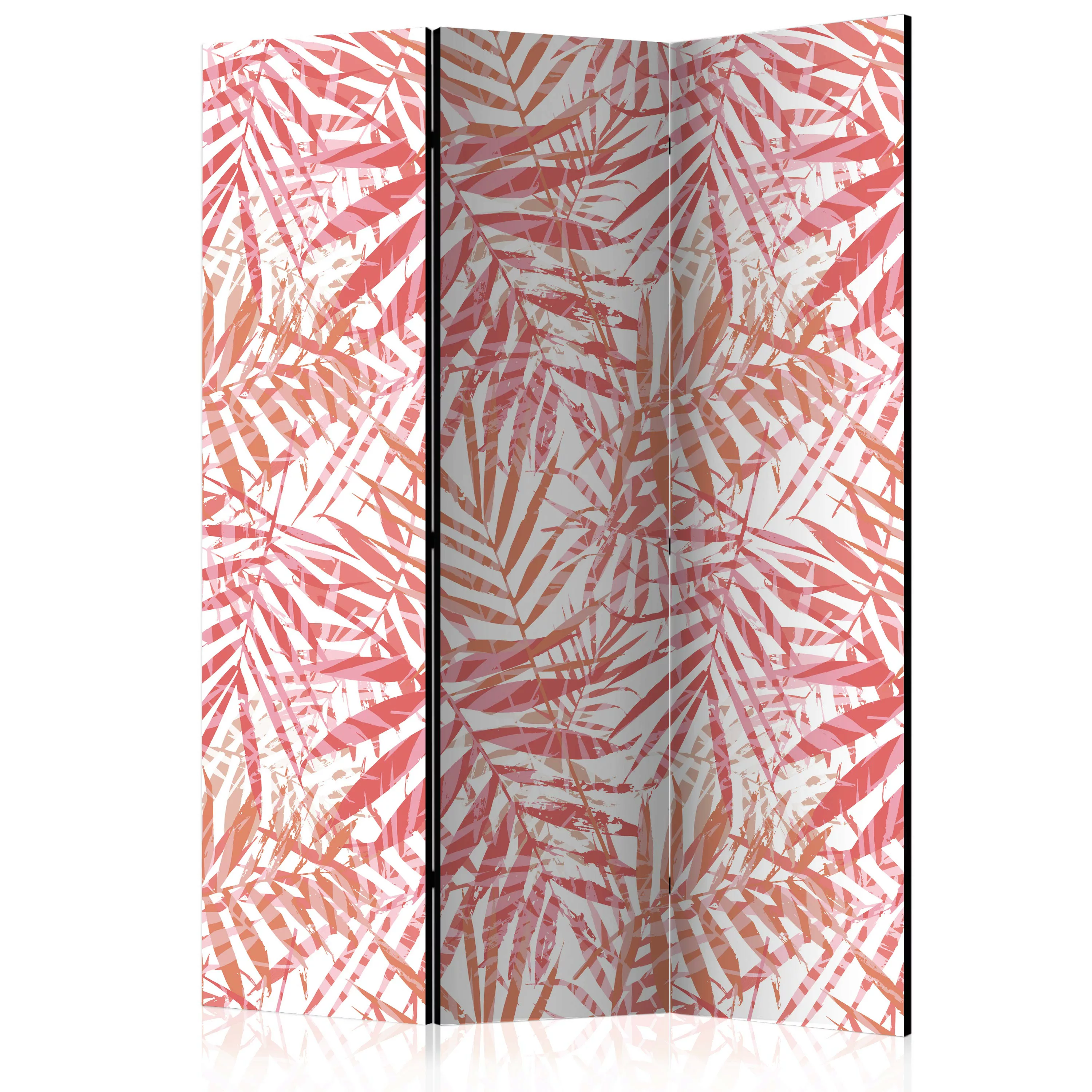 3-teiliges Paravent - Palm Red [room Dividers] günstig online kaufen