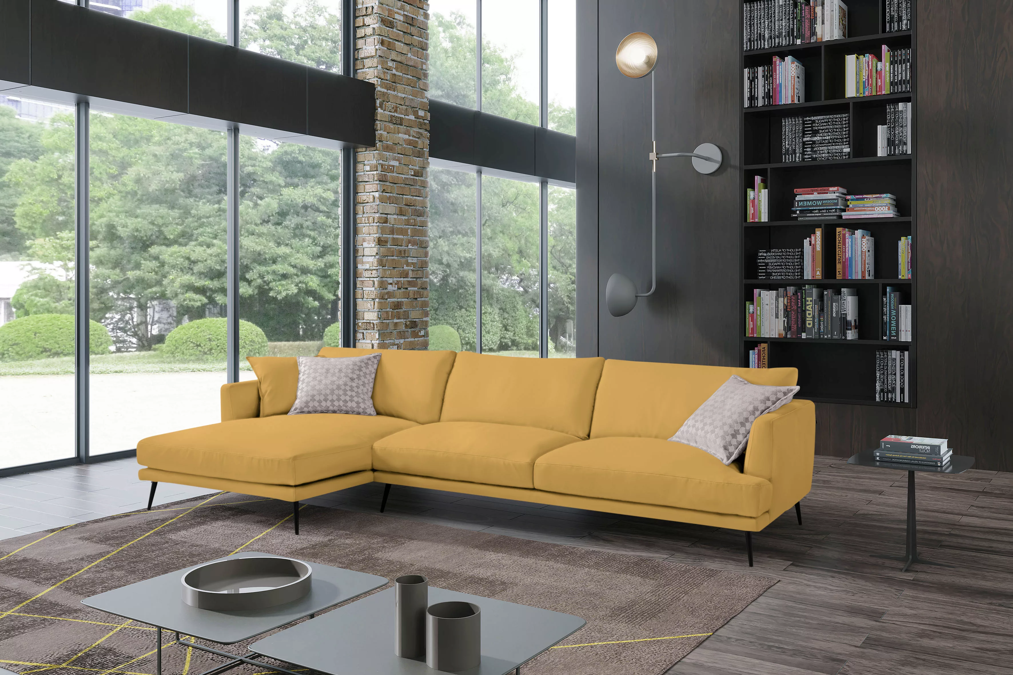 Egoitaliano Ecksofa »Sophia, Designsofa mit extrakomfortablem Sitzkomfort«, günstig online kaufen