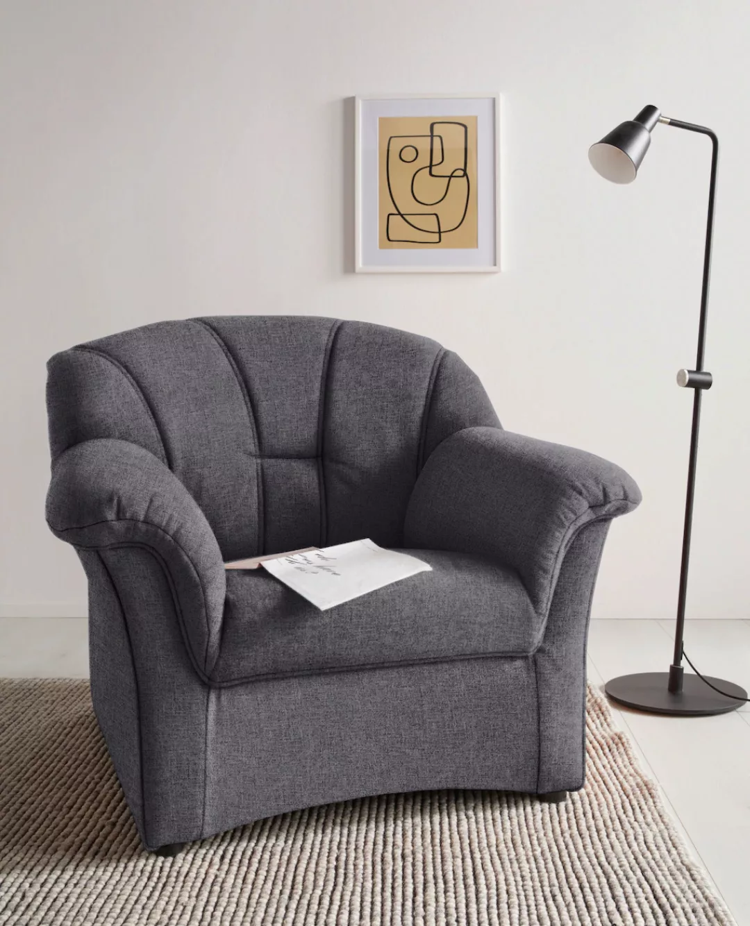 DOMO collection Sessel »Papenburg«, in großer Farbvielfalt günstig online kaufen