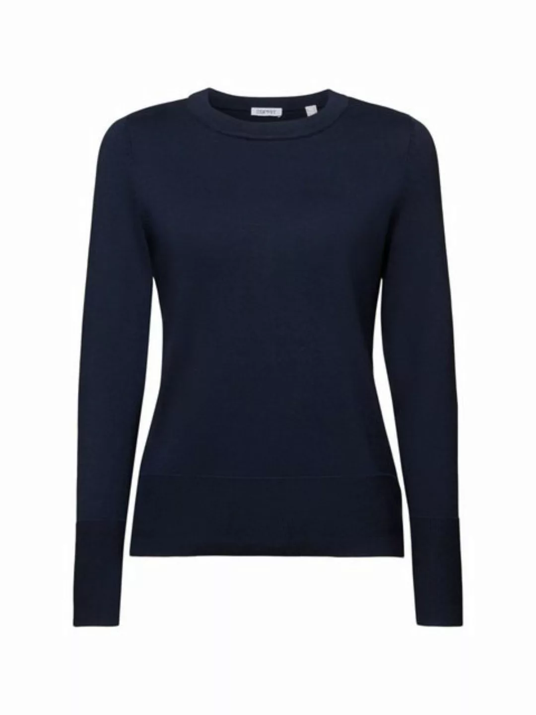 Esprit Sweatshirt Rundhalspullover aus Baumwolle (1-tlg) günstig online kaufen
