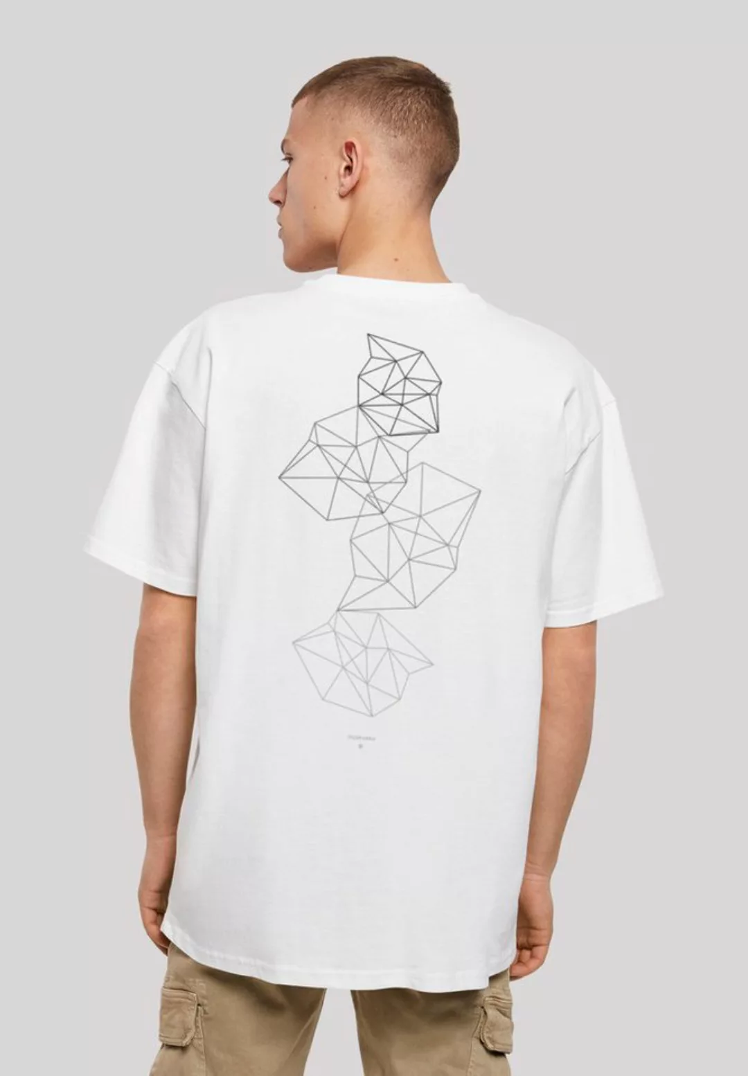 F4NT4STIC T-Shirt Geometric Abstract Print günstig online kaufen