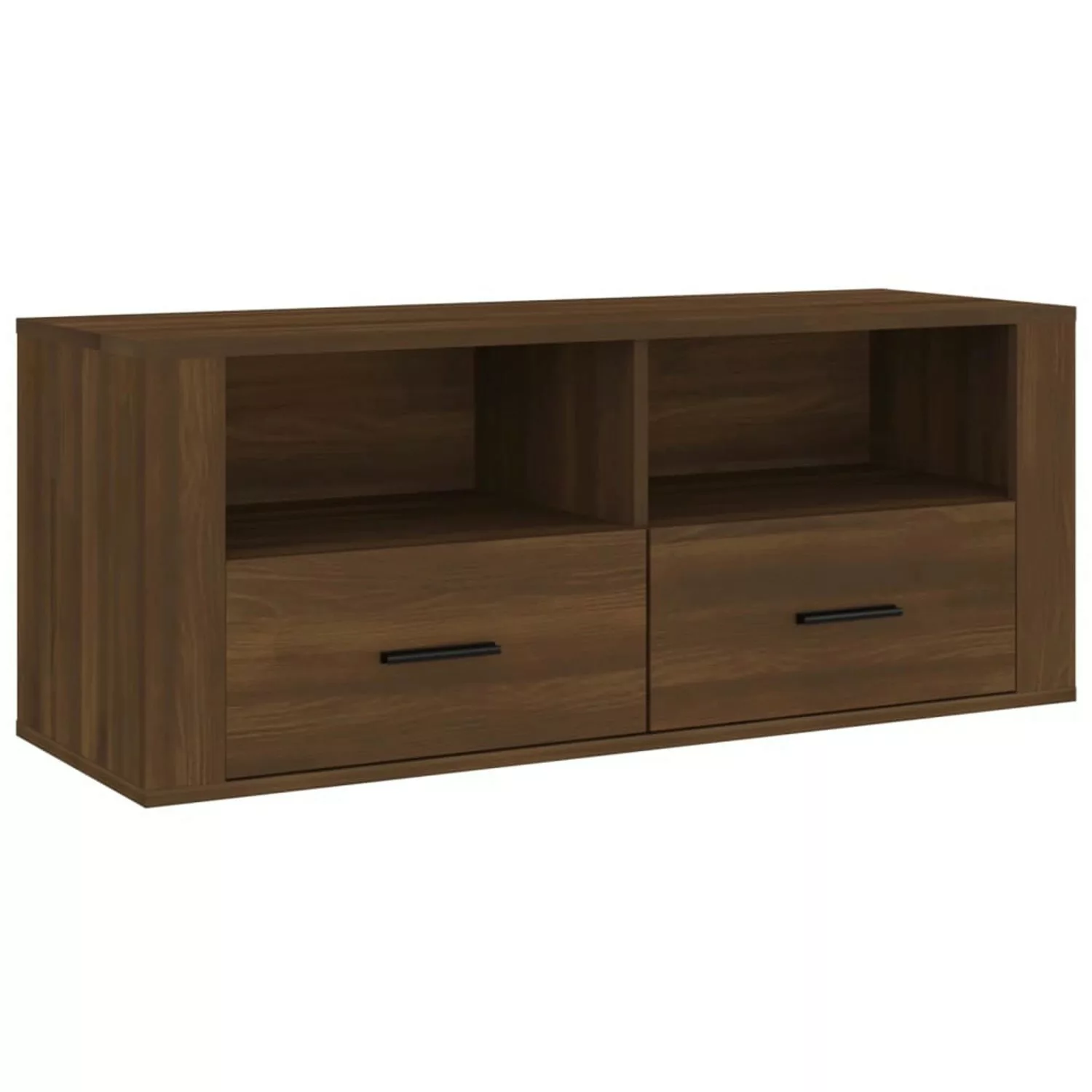 vidaXL TV-Schrank TV-Schrank Braun Eichen-Optik 100x35x40 cm Spanplatte Low günstig online kaufen