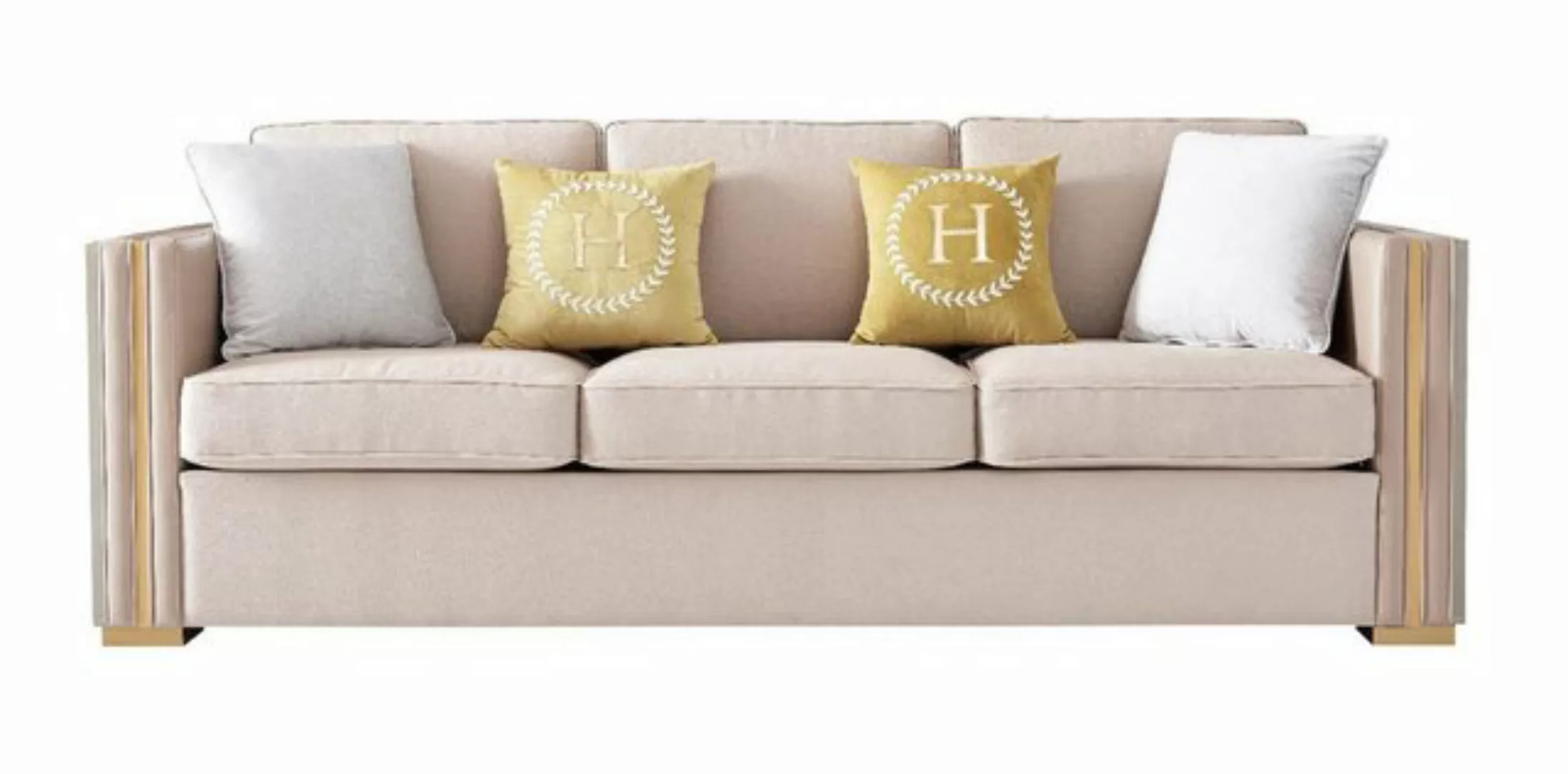 Xlmoebel Sofa Sofa-Set mit 3-Sitzer-Polstermöbeln, modernes Design, Textilb günstig online kaufen